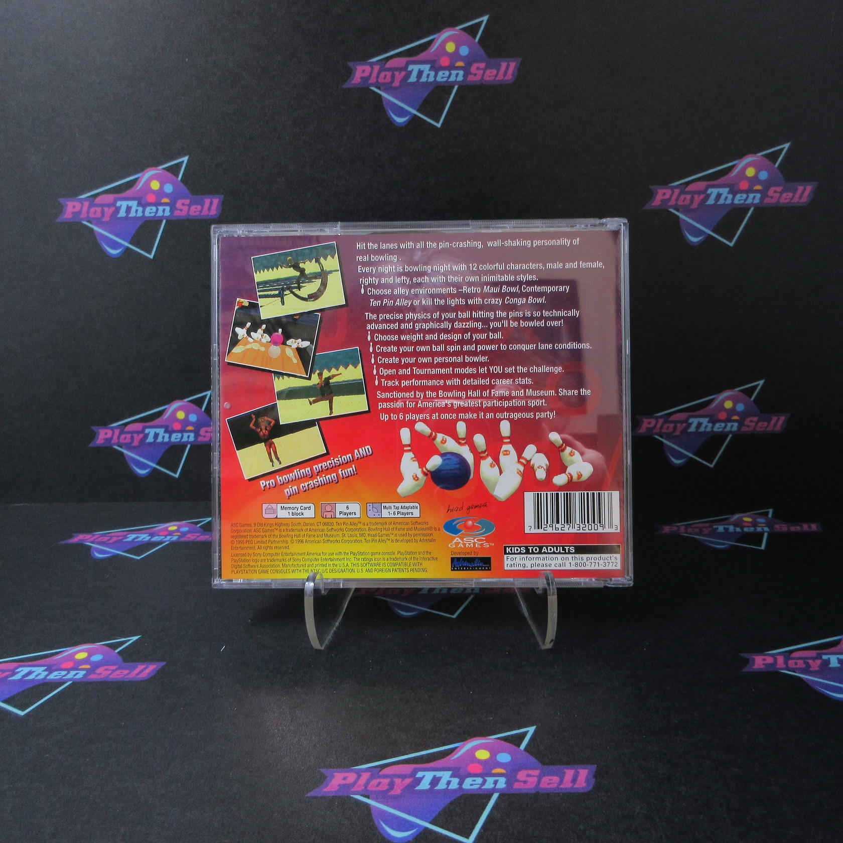 Ten Pin Alley PS1 PlayStation 1 - Like New