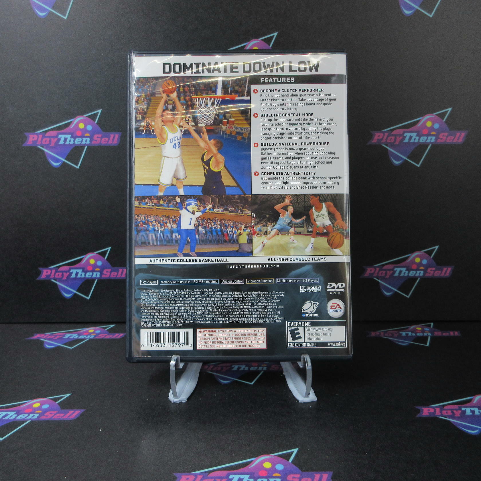 NCAA March Madness 08 PS2 PlayStation 2 - Like New