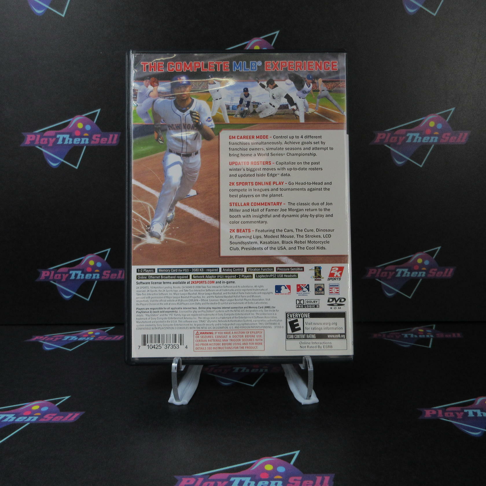 Major League Baseball 2K8 PS2 PlayStation 2 - Like New