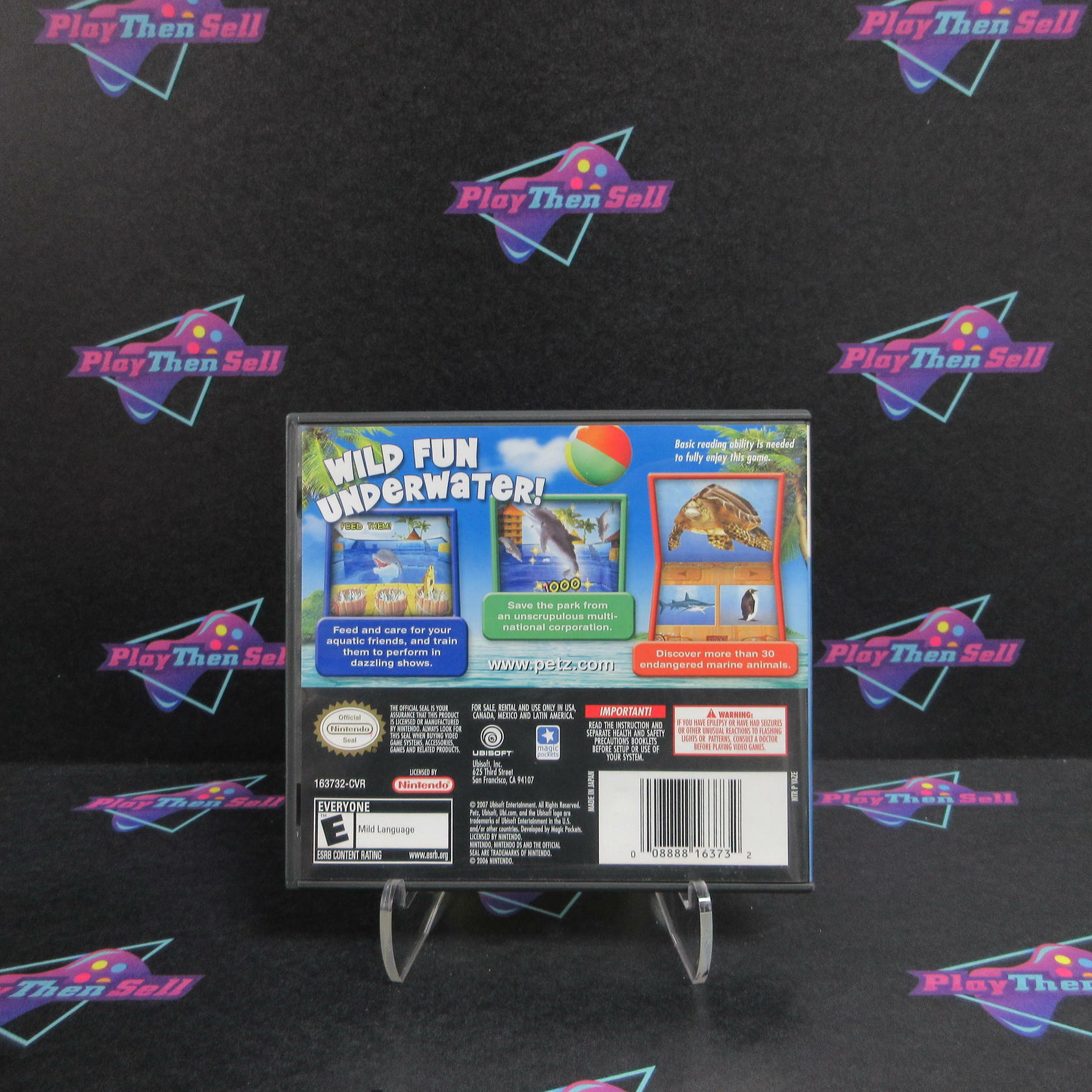 Petz Wild Animals Dolphinz Nintendo DS - Like New