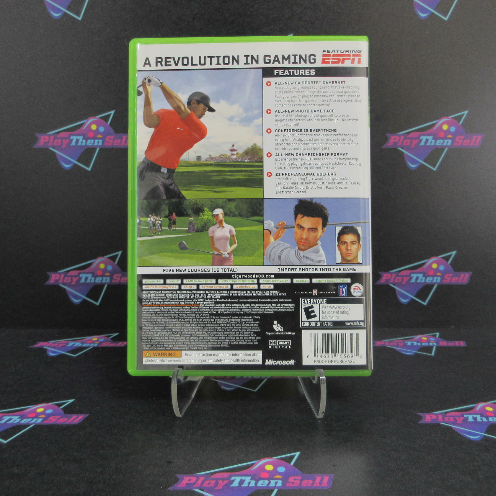 Tiger Woods PGA Tour 08 Xbox 360 - Like New
