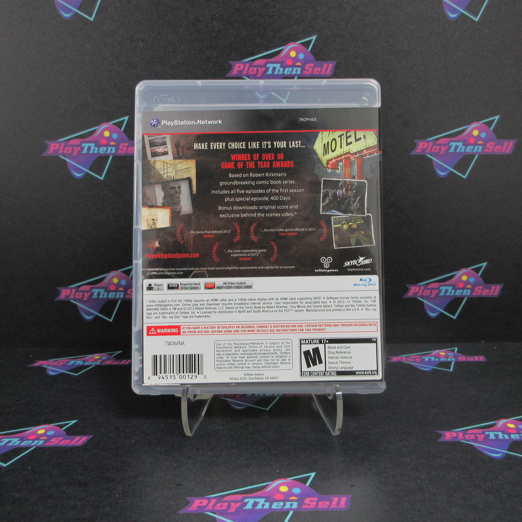 The Walking Dead Game of the Year PlayStation 3 - Like New