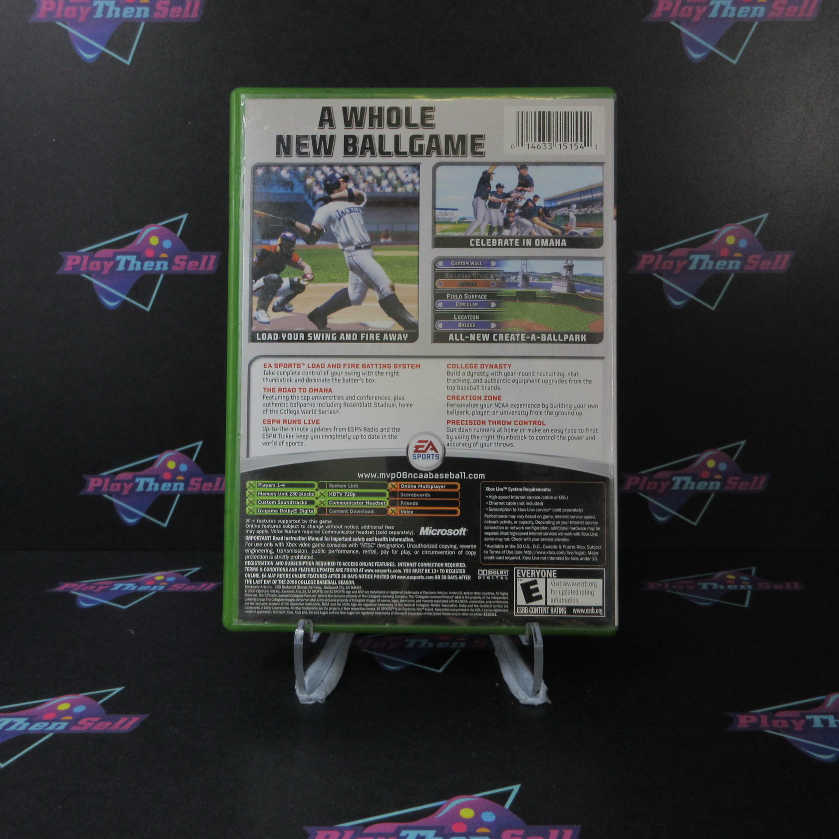 MVP 06 NCAA Baseball Xbox - Very Good
