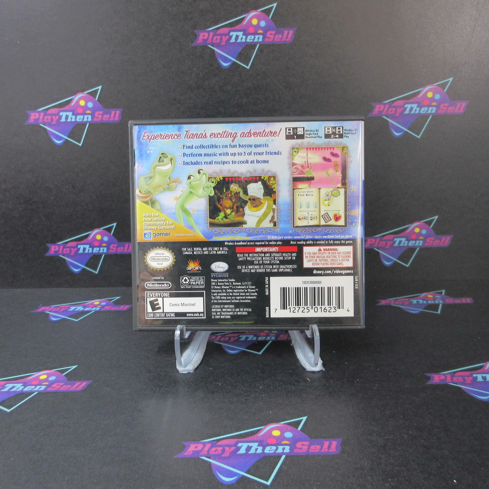The Princess and the Frog - Nintendo DS + Poster - Like New