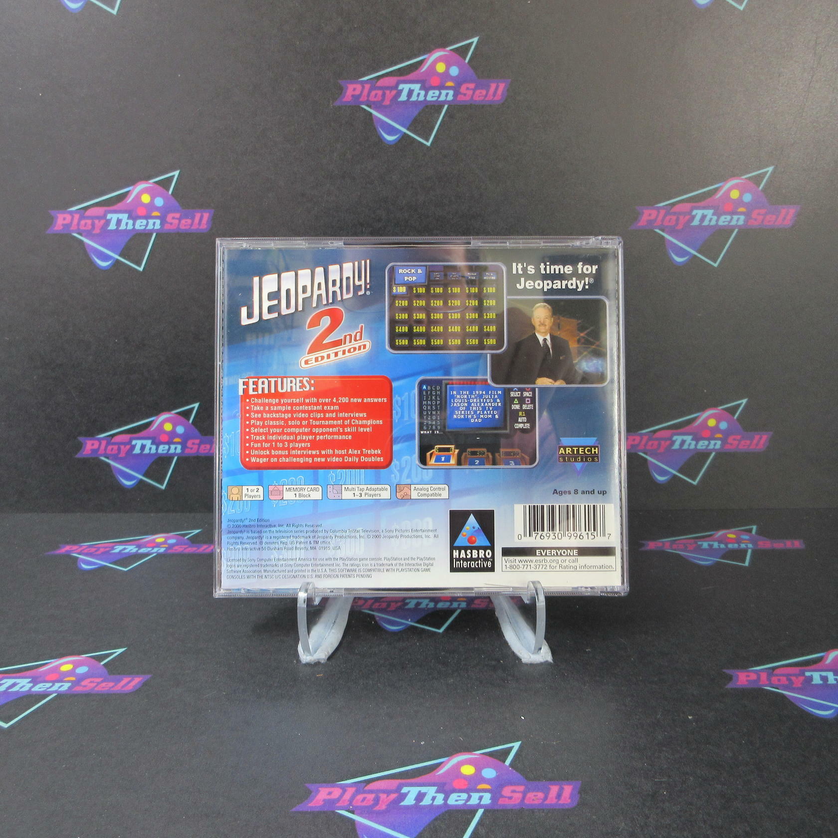 Jeopardy 2nd Edition PS1 PlayStation 1 - Like New