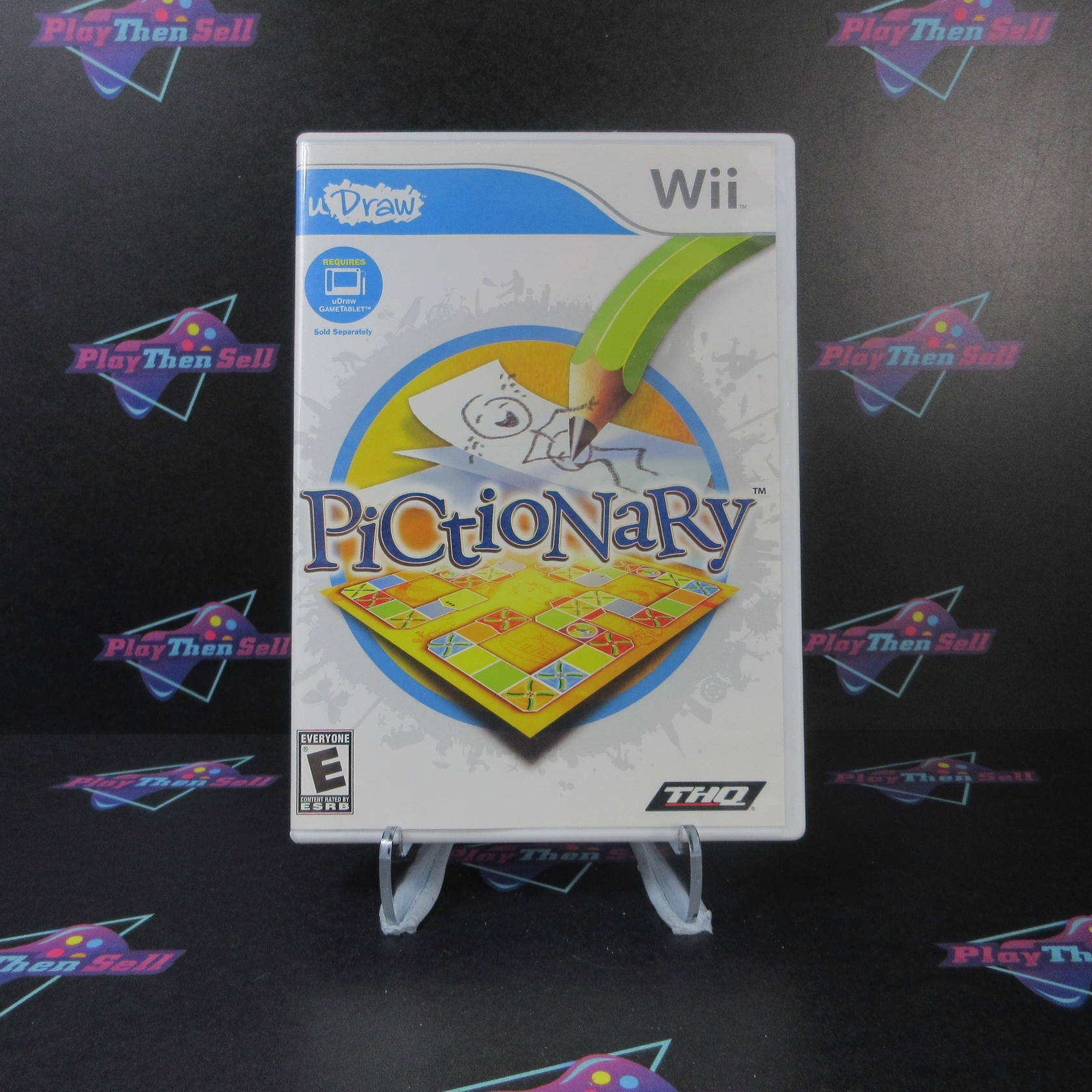 Pictionary Udraw Nintendo Wii DD Complete CIB - Very Good