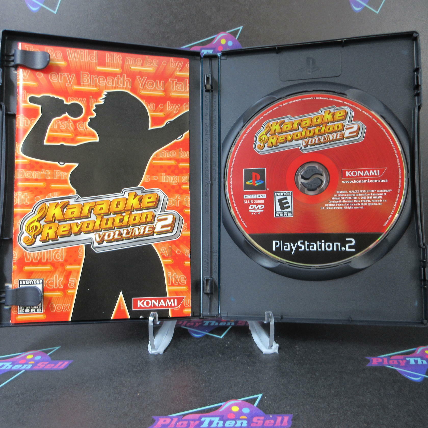 Karaoke Revolution Volume 2 PS2 PlayStation 2 - Like New