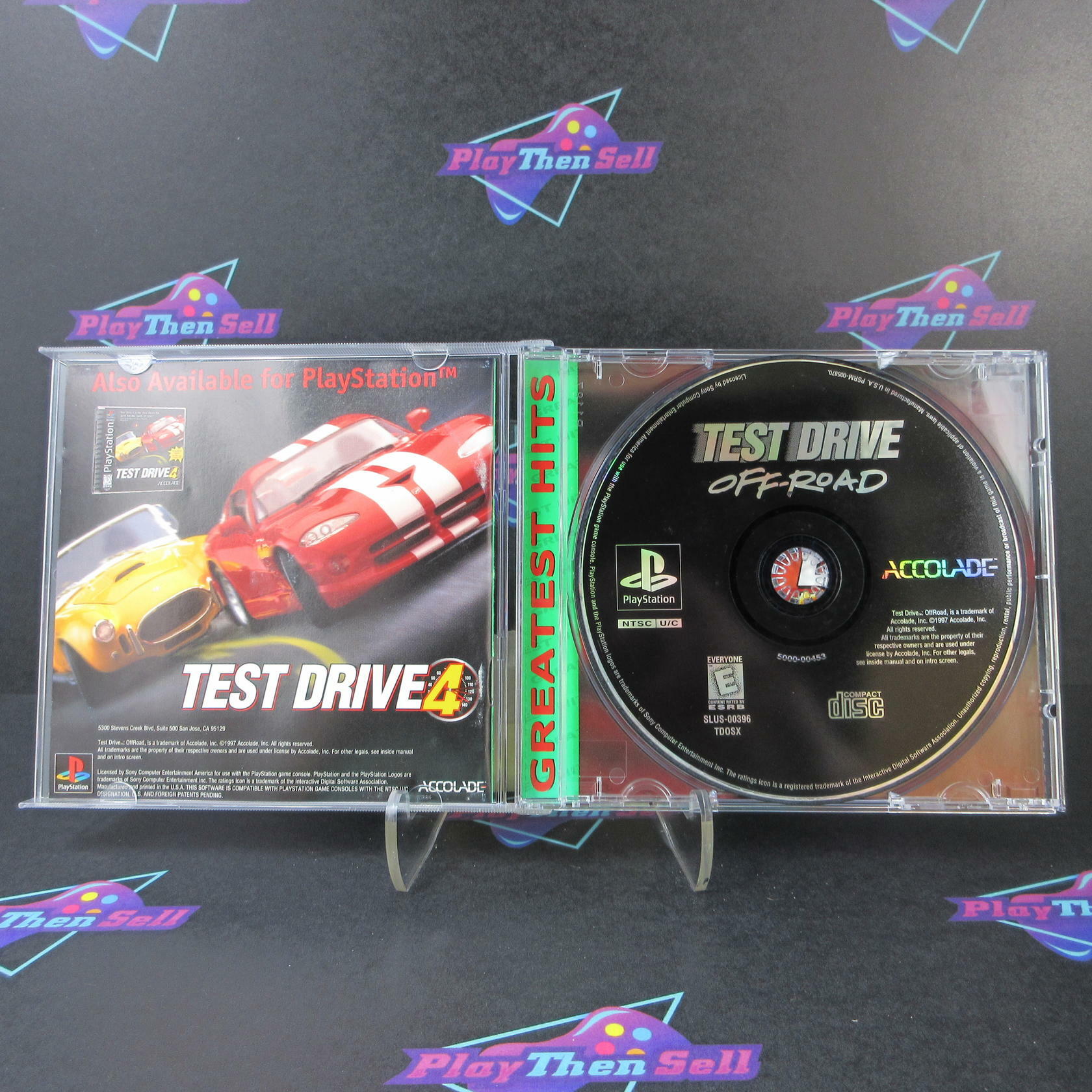 Test Drive Off Road PS1 PlayStation 1 GH + Reg Card - Like New