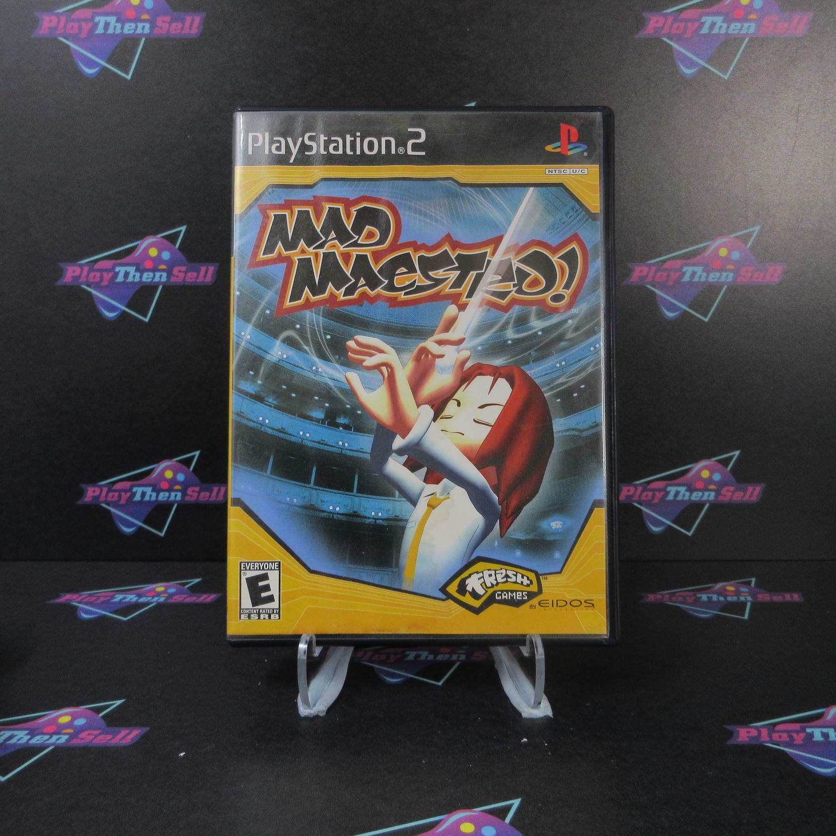 Mad Maestro! + Reg Card PS2 PlayStation 2 AD Complete CIB - Very Good