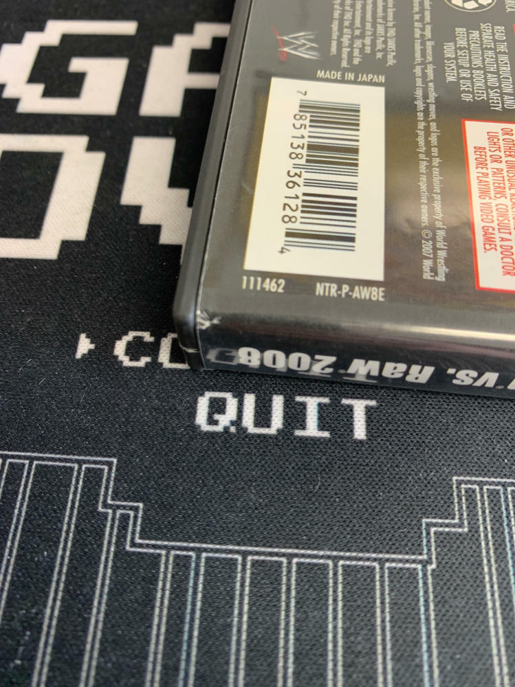 WWE SmackDown vs Raw 2008 Nintendo DS AD - Very Good