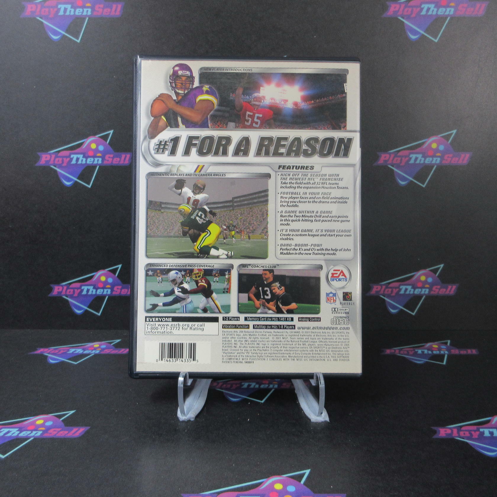 Madden NFL 2002 PS2 PlayStation 2 - Very Good