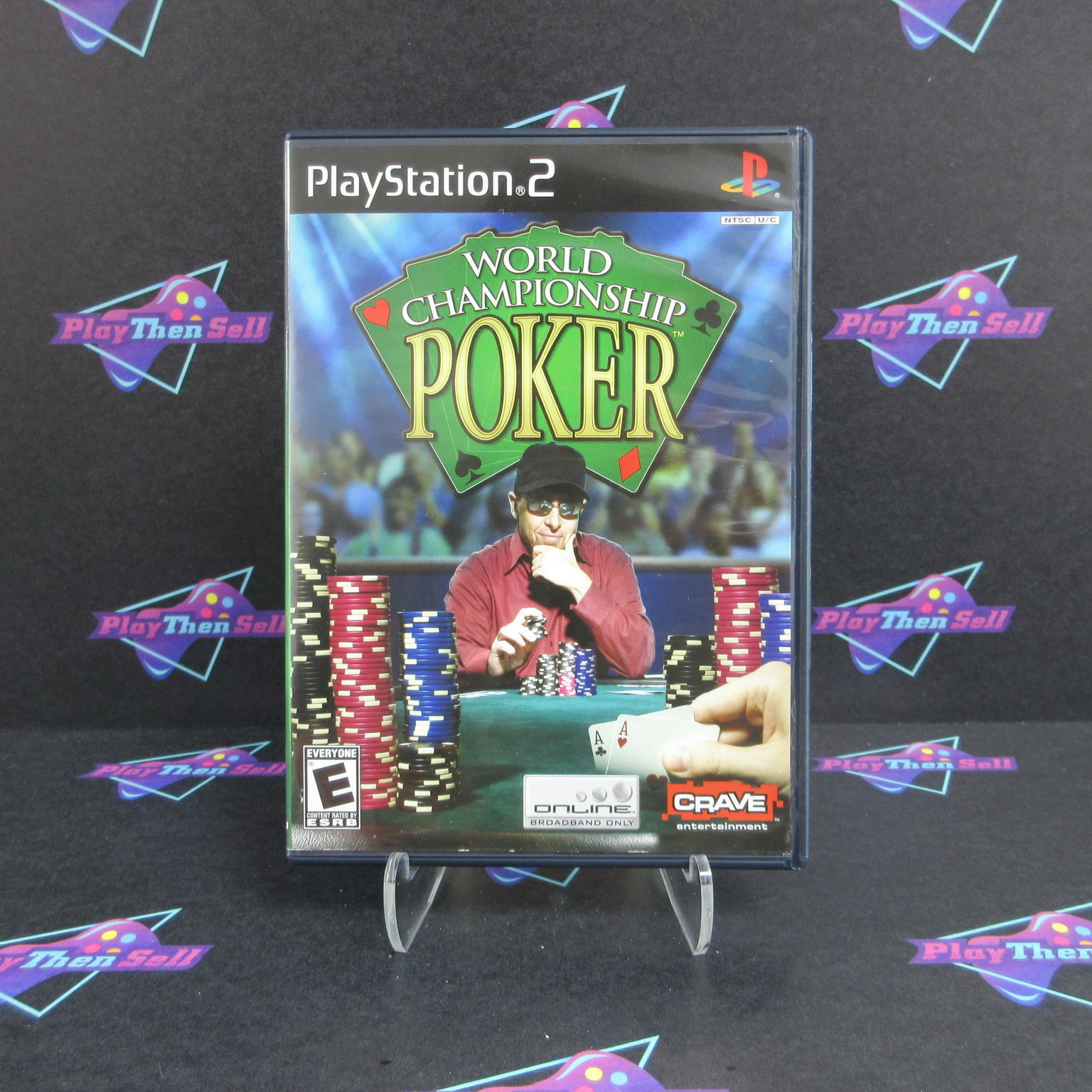 World Championship Poker PS2 PlayStation 2 - Like New