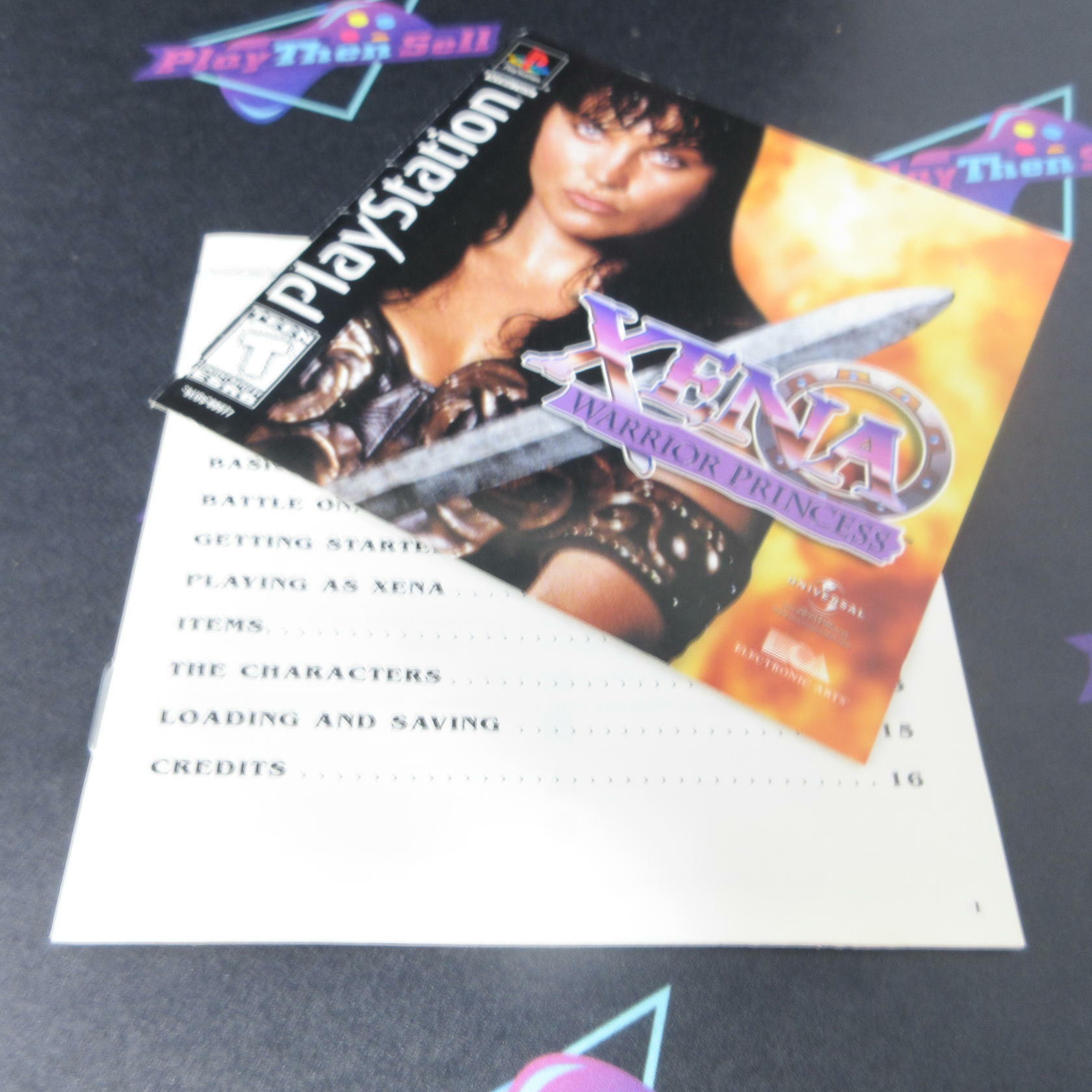 Xena Warrior Princess PS1 PlayStation 1 MD/DD Complete CIB - Very Good