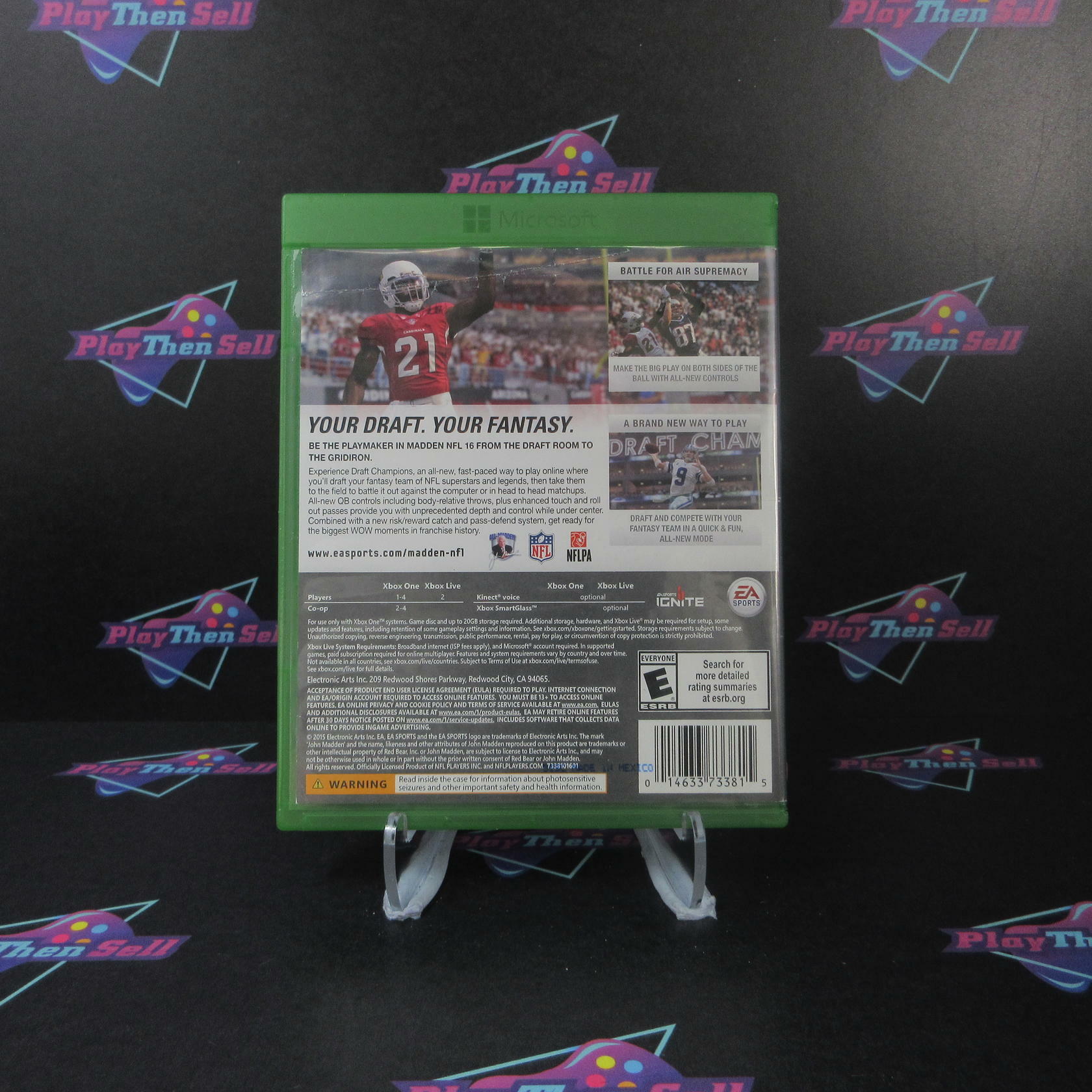 Madden NFL 16 Xbox One AD Complete CIB - Very Good