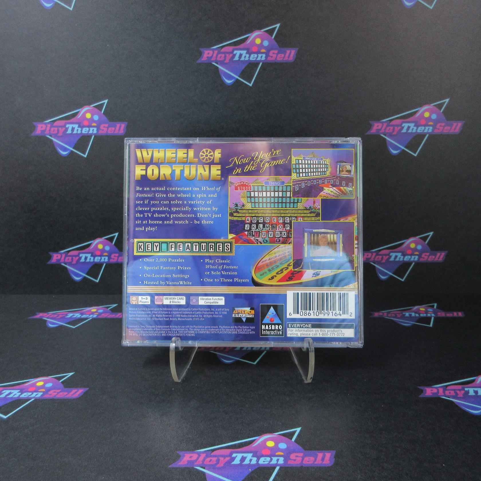 Wheel of Fortune PS1 PlayStation 1 Greatest Hits - Like New