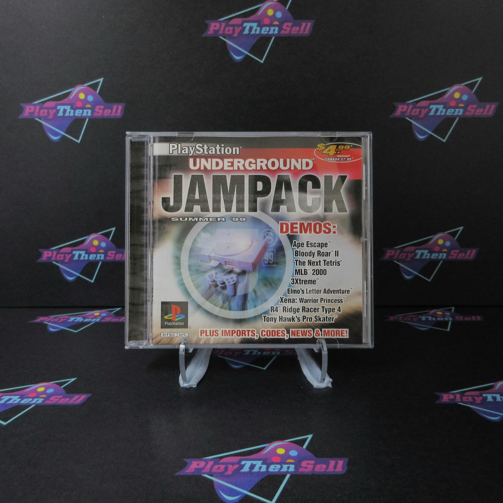 Underground JamPack Summer 99  PS1 PlayStation 1 - Like New