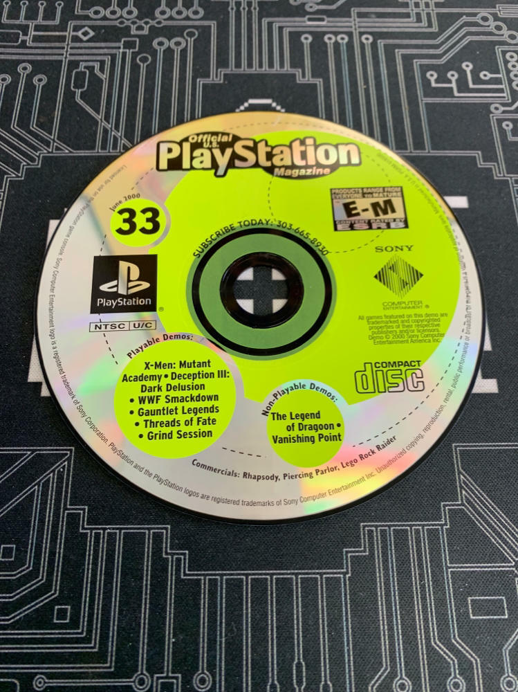 Official Playstation 1 Magazine June 2000 Demo 33 PS1 - Acceptable