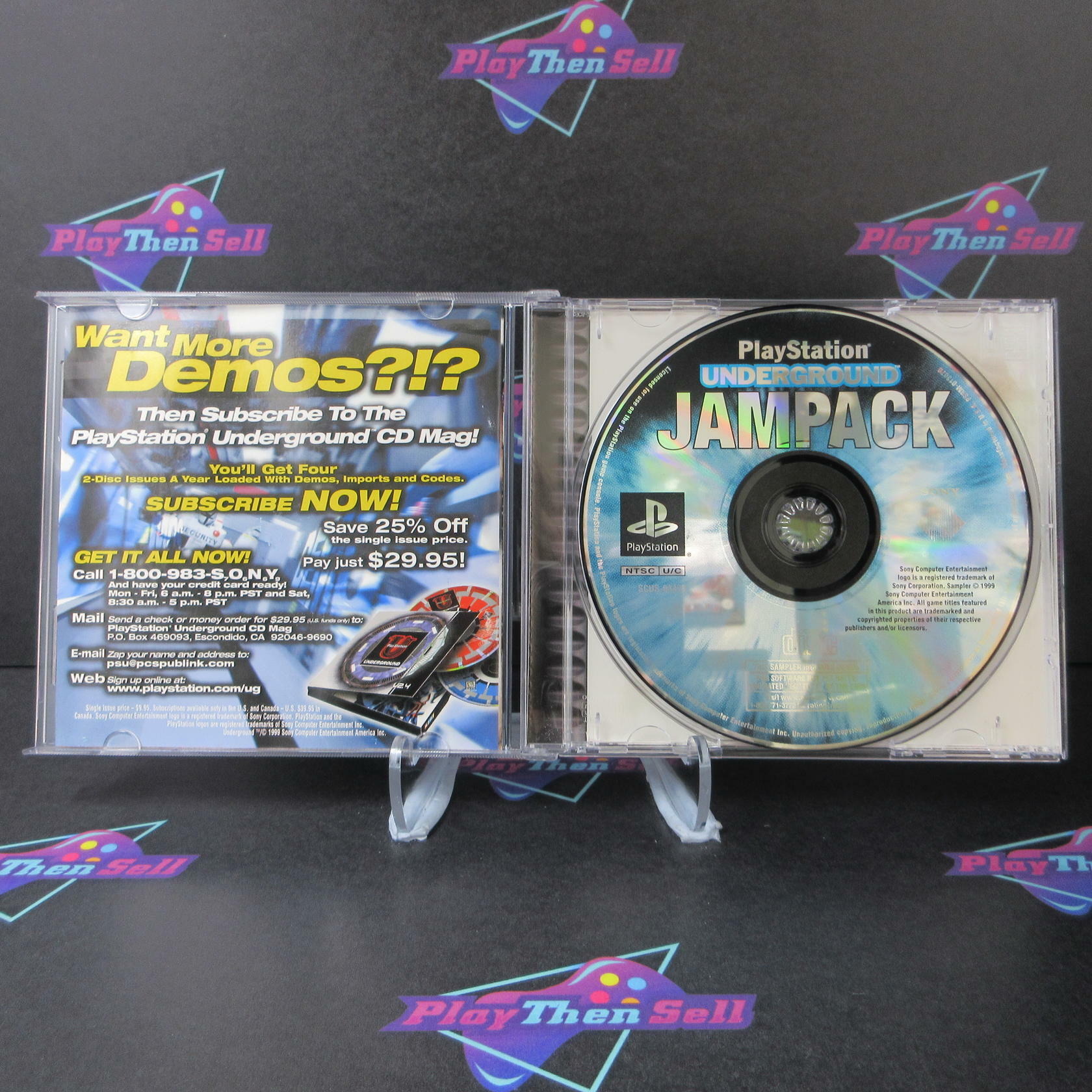Underground JamPack Summer 99  PS1 PlayStation 1 - Like New
