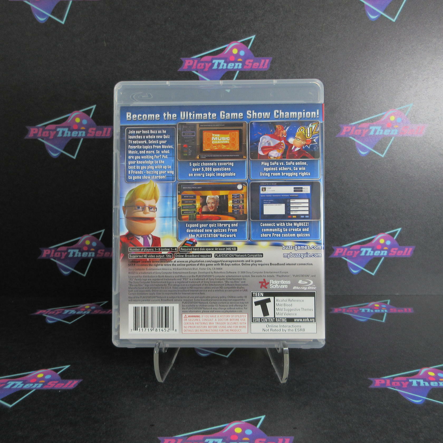 Buzz! Quiz TV PS3 Playstation 3 - Like New