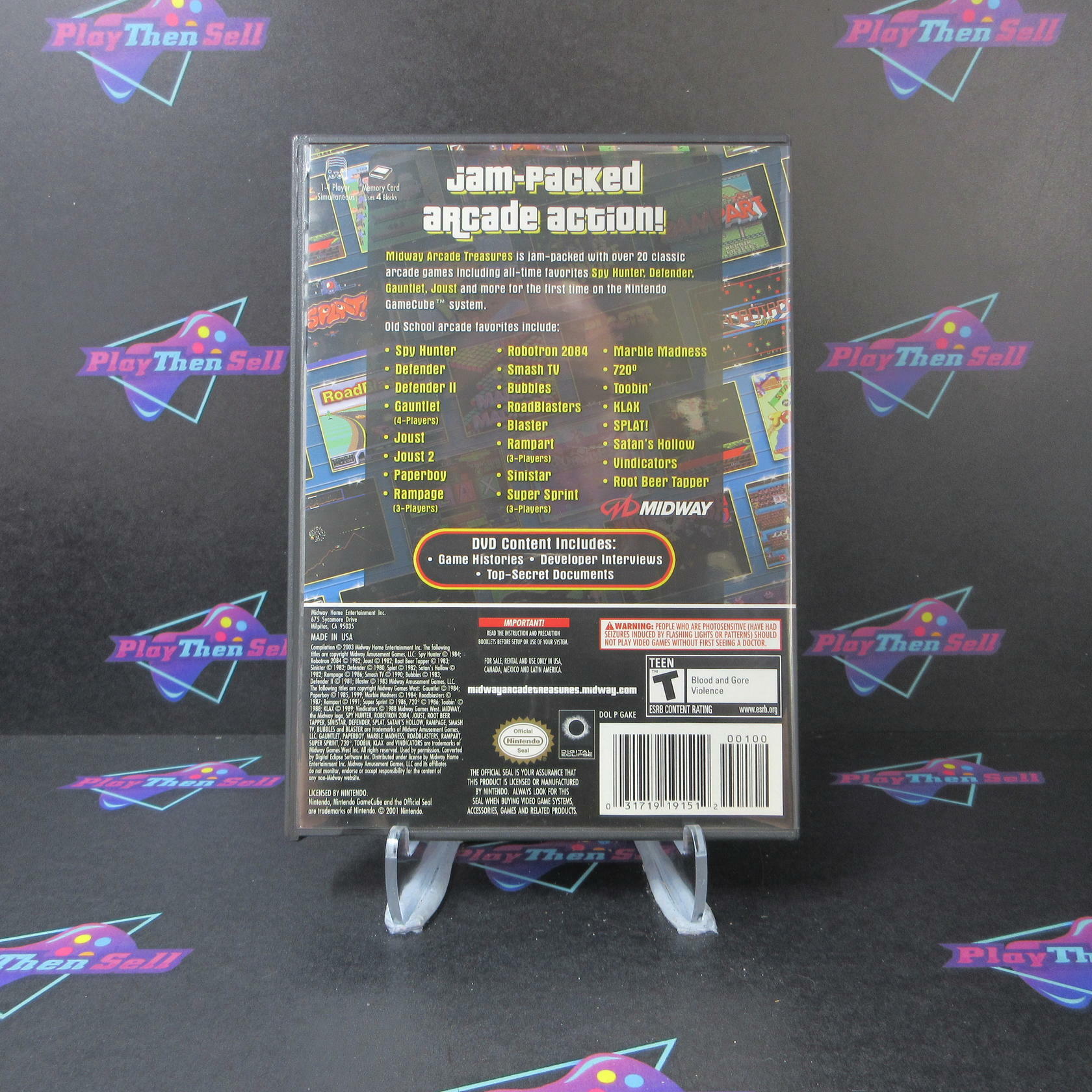 Midway Arcade Treasures Gamecube + Reg Card - Like New