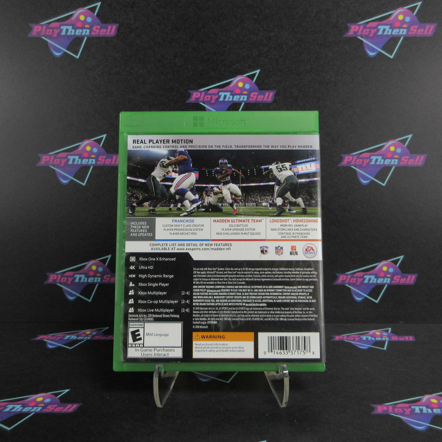 Madden NFL 19 Xbox One AD Complete CIB - Very Good