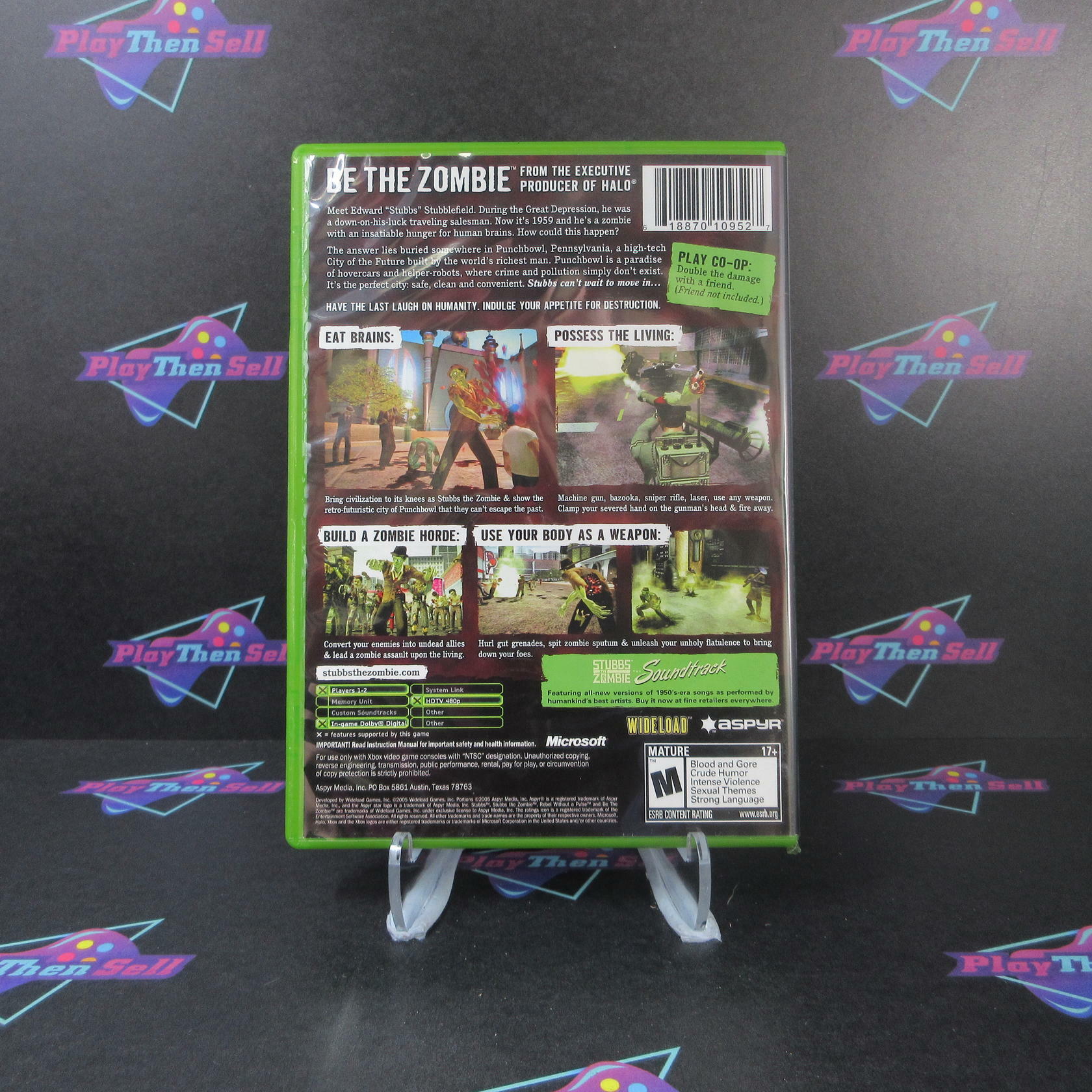 Stubbs The Zombie in Rebel Without a Pulse - Xbox - Like New