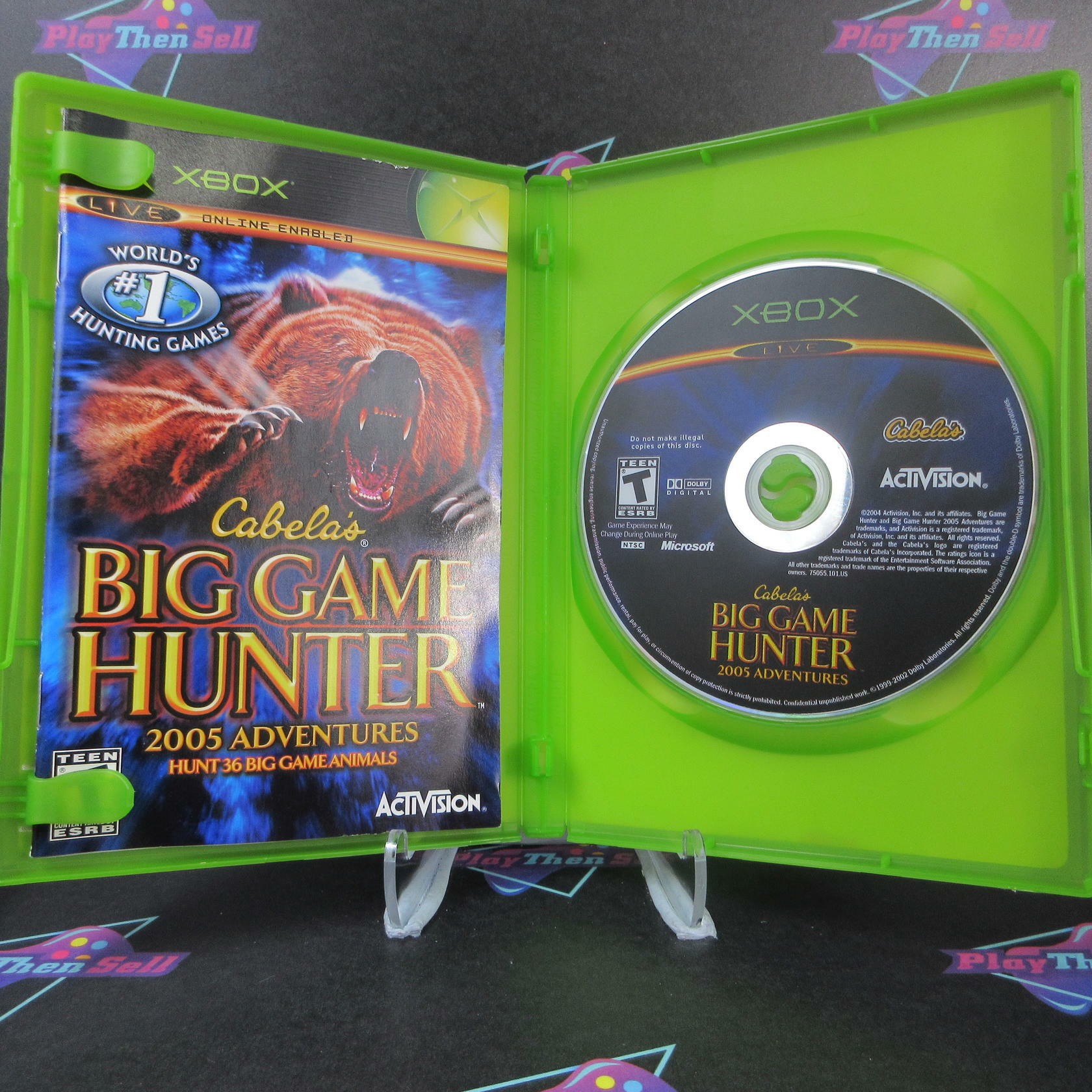 Cabela's Big Game Hunter 2005 - Xbox + Reg Card - Like New