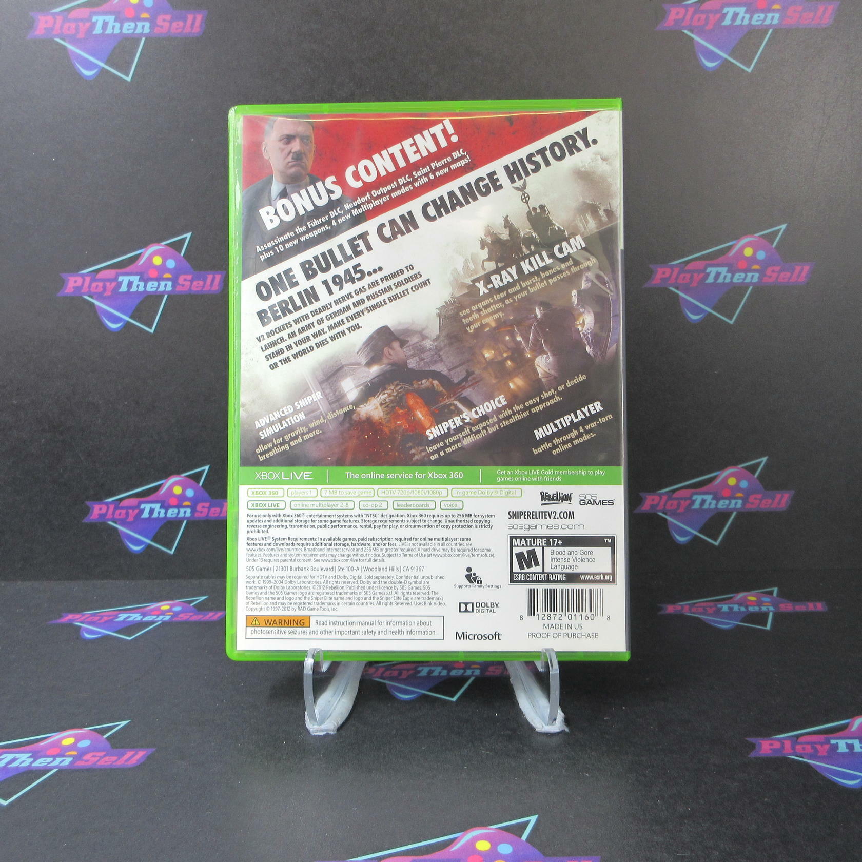 Sniper Elite V2 Silver Star Edition Xbox 360 - Like New