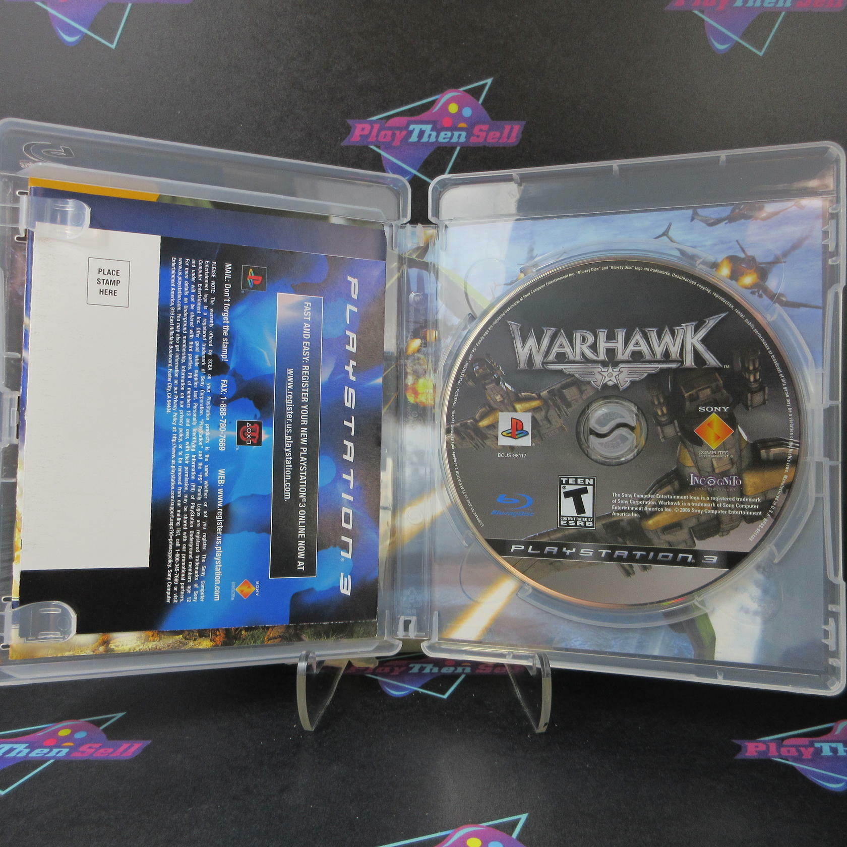Warhawk PS3 PlayStation 3 + Reg Card - Like New