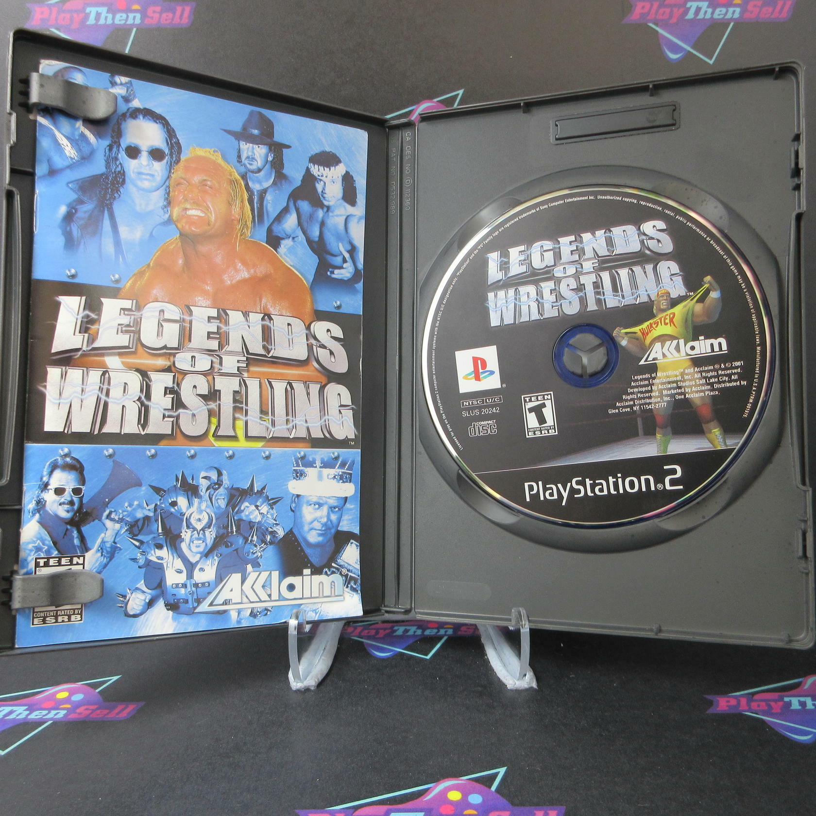 Legends of Wrestling PS2 PlayStation 2 + Reg Card - Like New