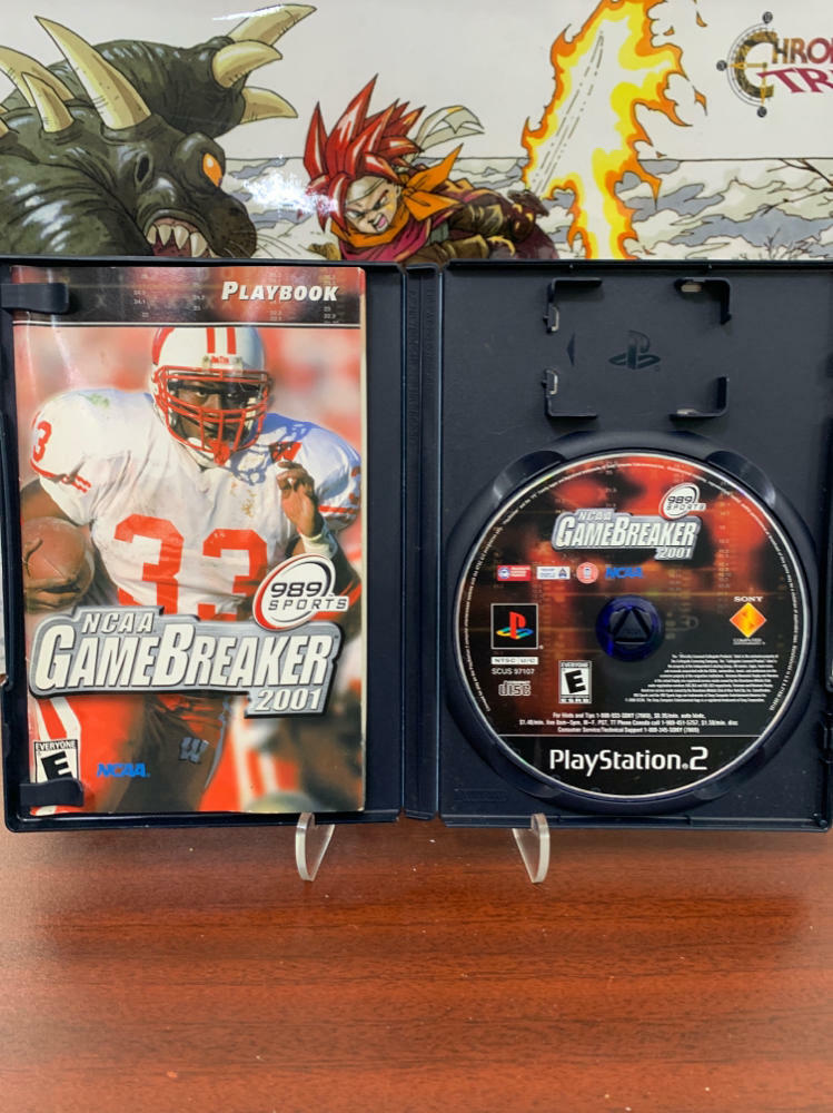 NCAA Game Breaker 2001 PS2 PlayStation 2 AD Complete CIB - Very Good