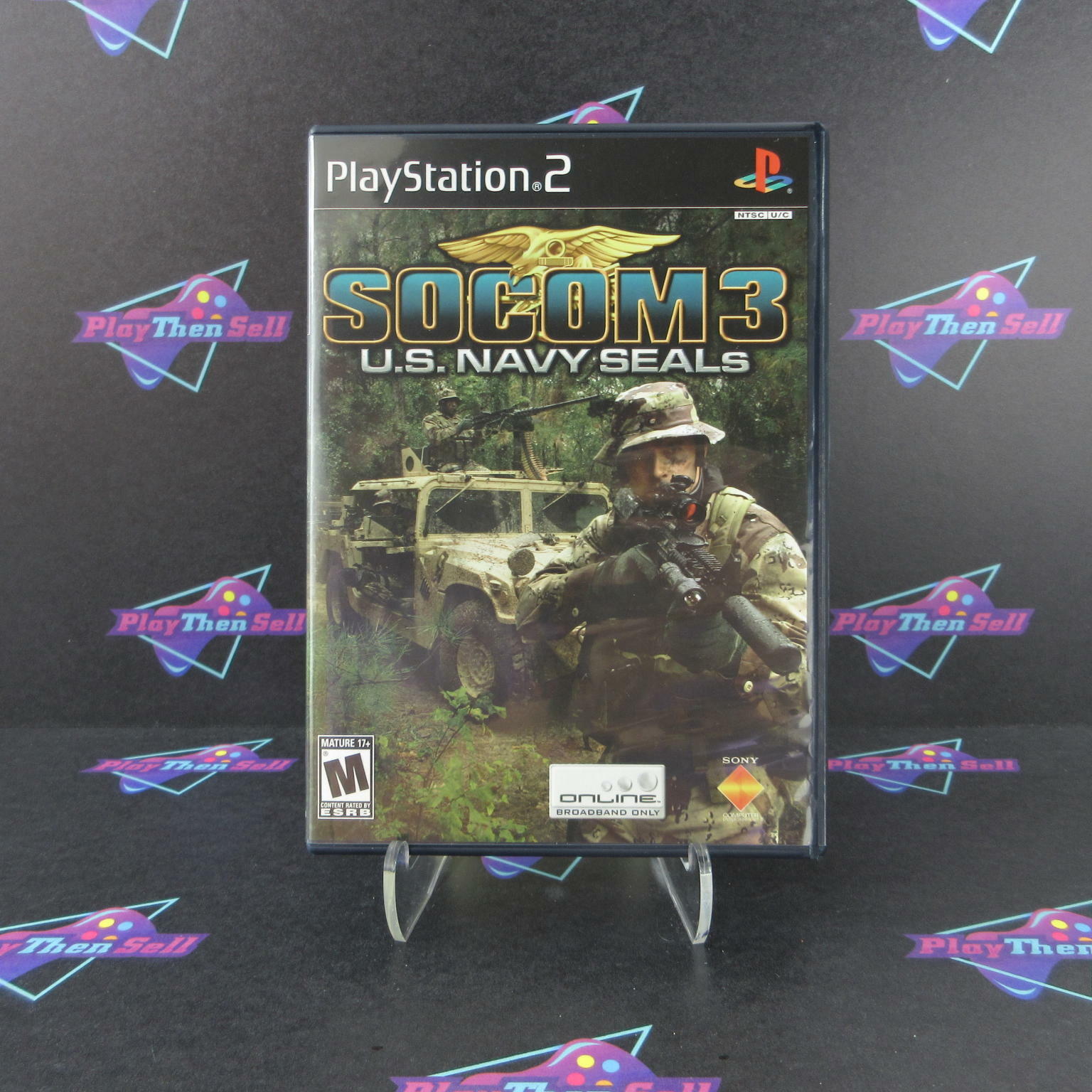 SOCOM 3 US Navy Seals PS2 PlayStation 2 + Reg Card - Like New