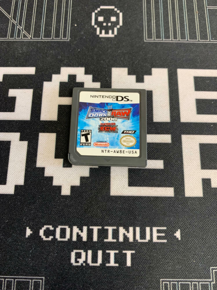 WWE SmackDown vs Raw 2008 Nintendo DS AD - Very Good