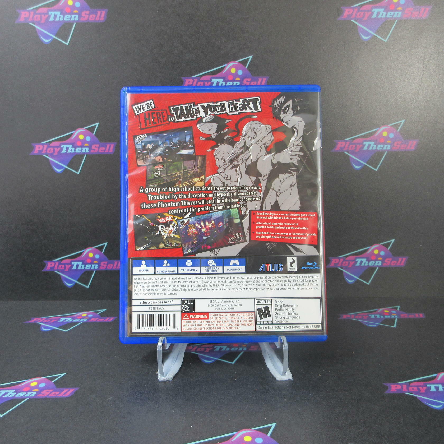 Persona 5 PS4 Playstation 4 PH - Like New
