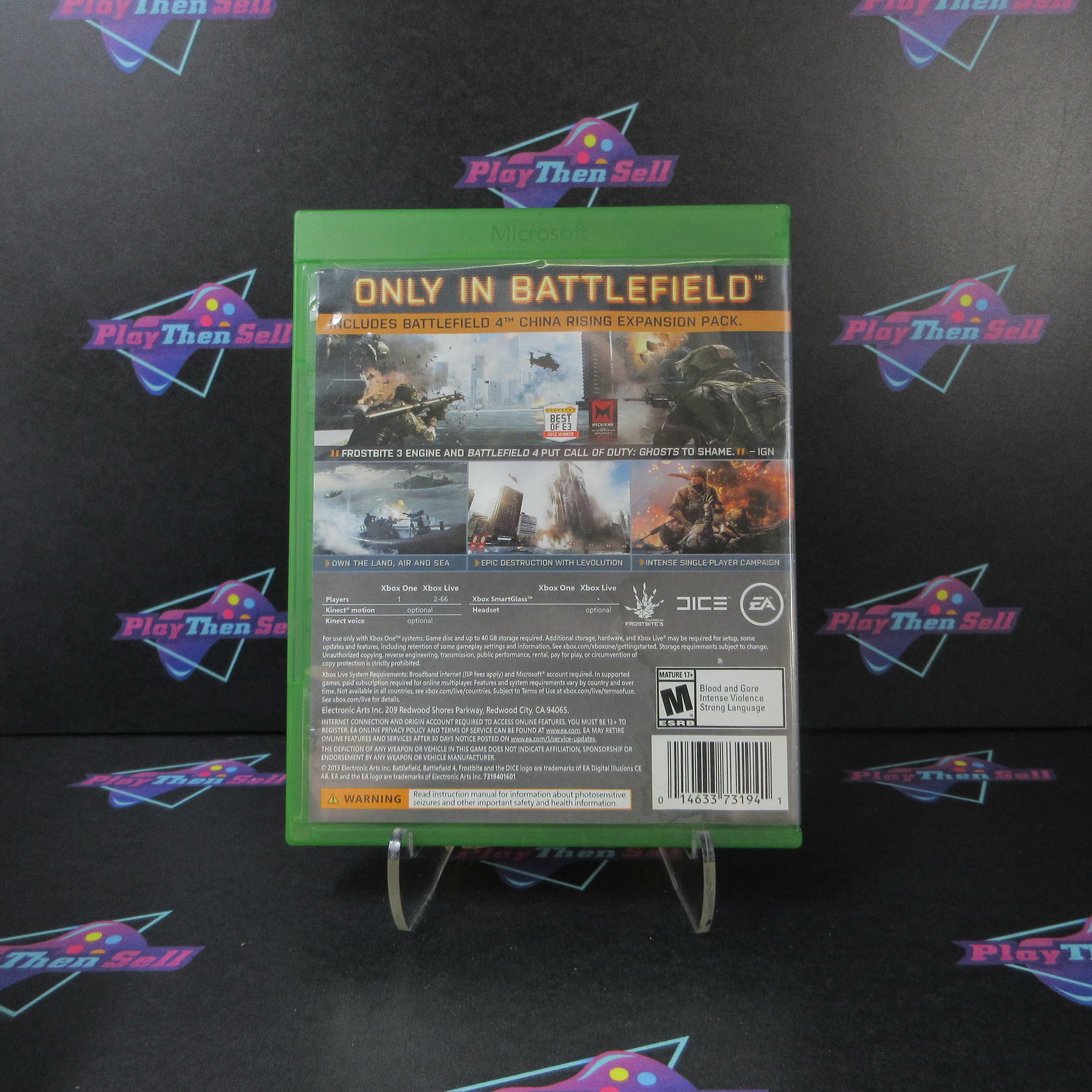 Battlefield 4 Xbox One AD Complete CIB - Very Good
