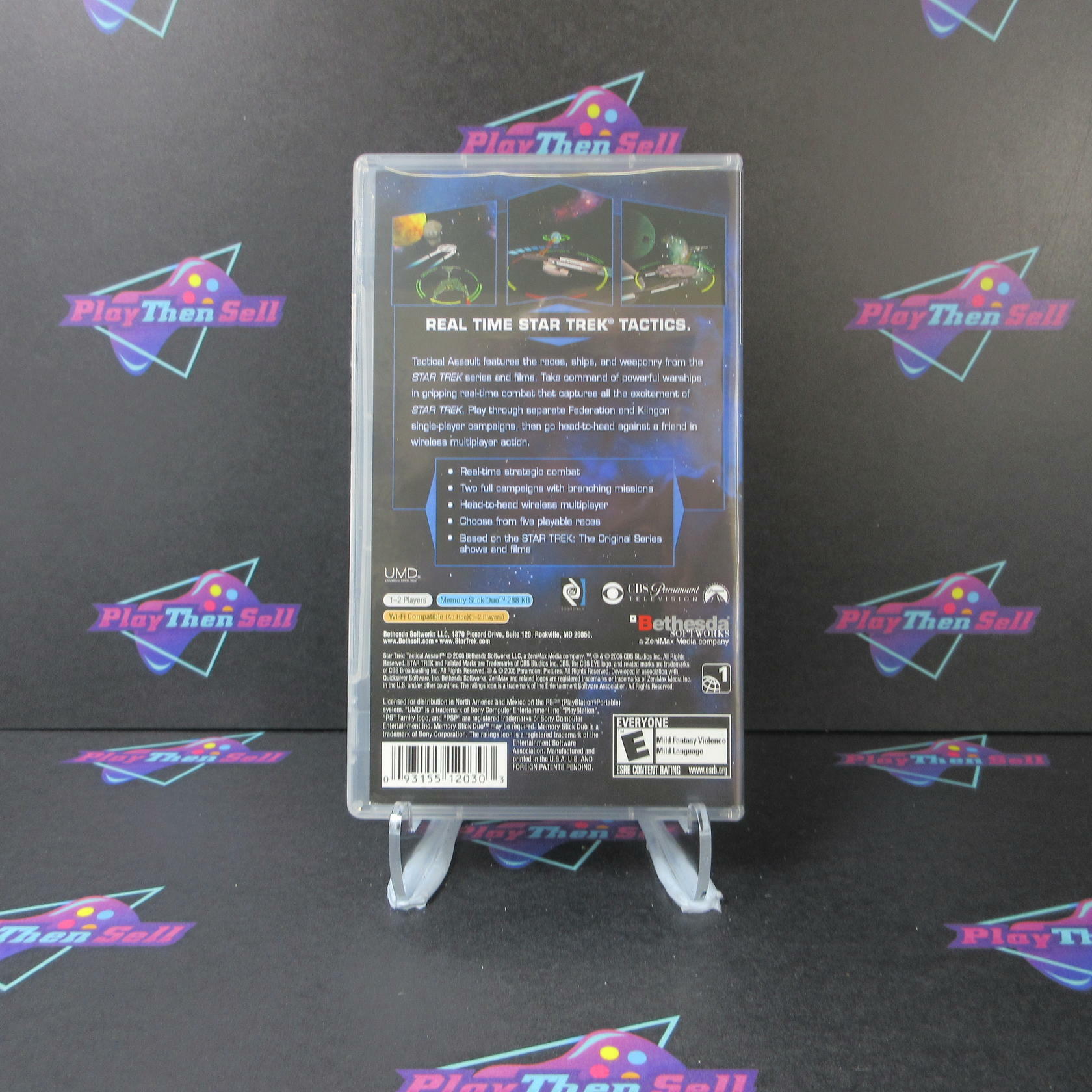 Star Trek Tactical Assault Sony PSP - Like New