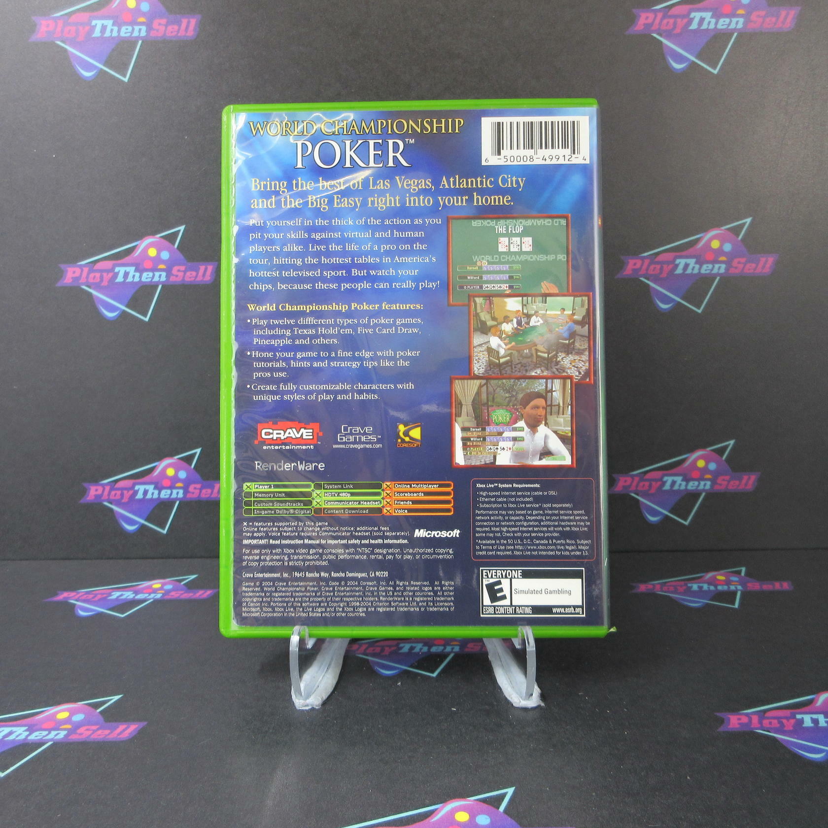 World Championship Poker Xbox - Like New