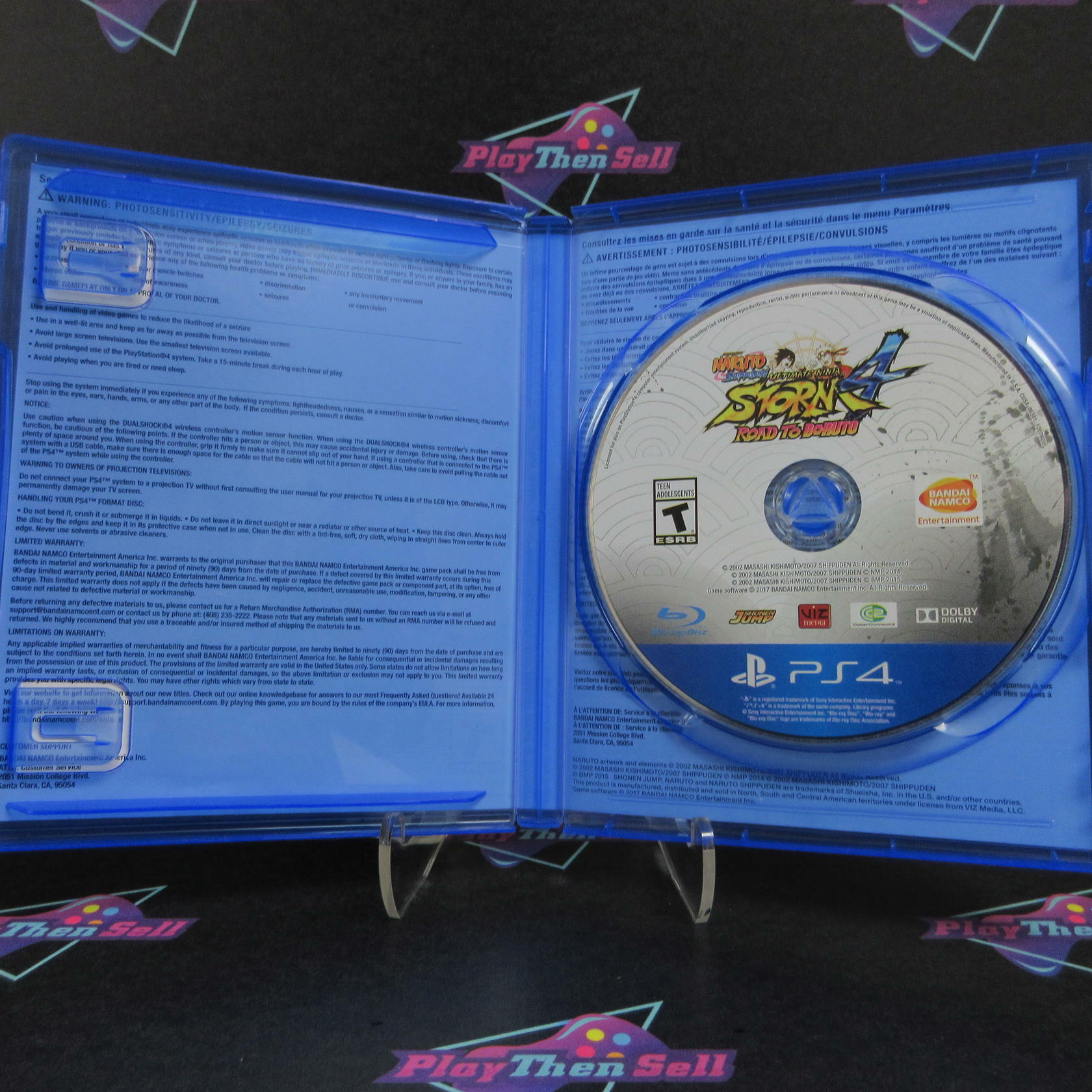 Naruto Shippuden Ultimate Ninja Storm 4 Road to Boruto PS4 - Like New