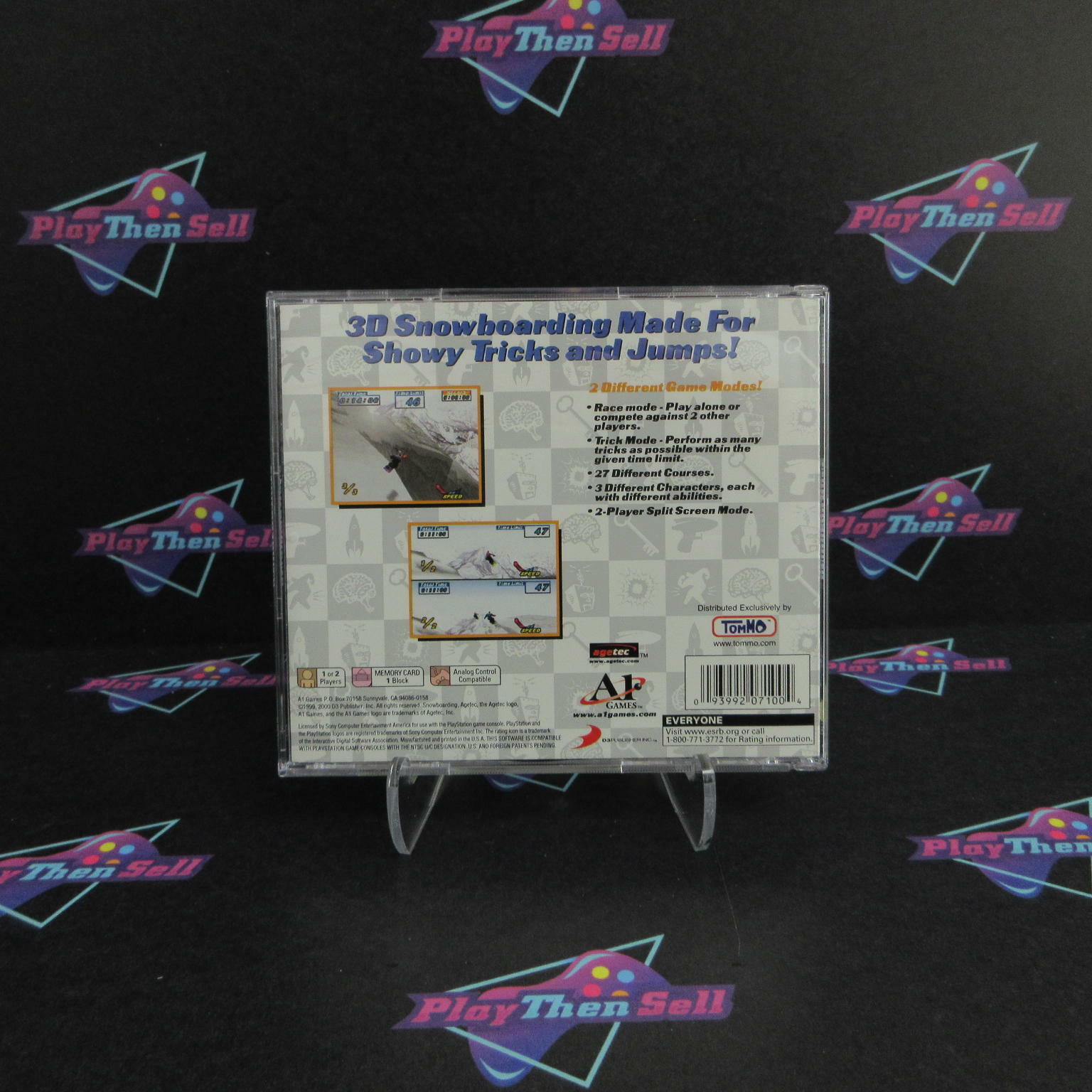 Snowboarding PS1 PlayStation 1 - Like New