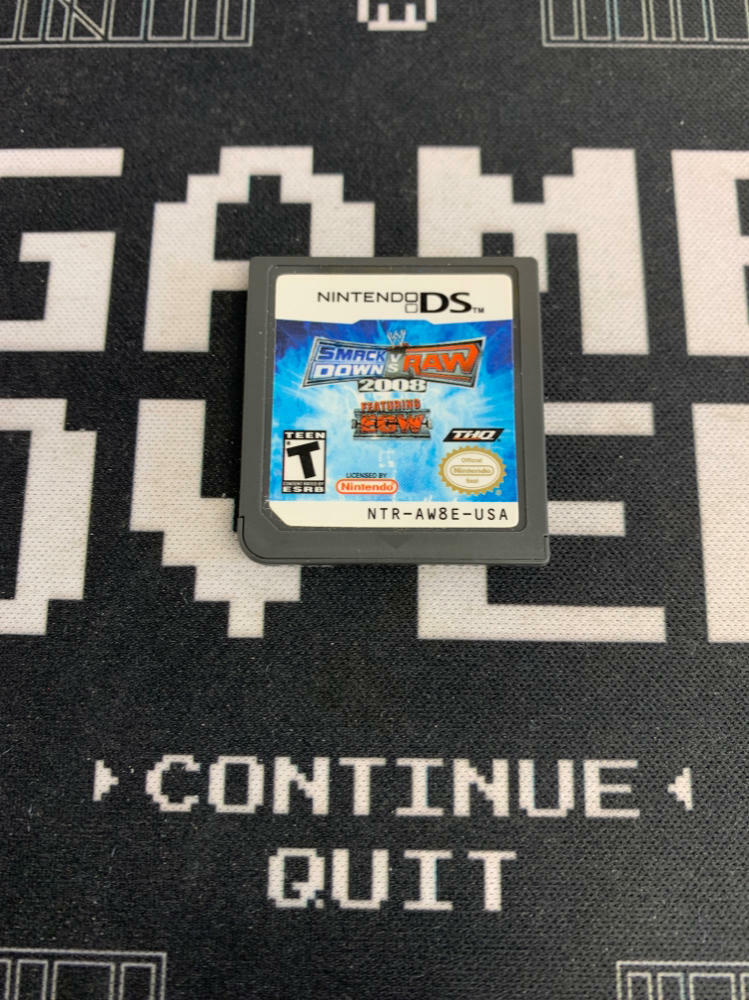 WWE SmackDown vs Raw 2008 Nintendo DS - Acceptable
