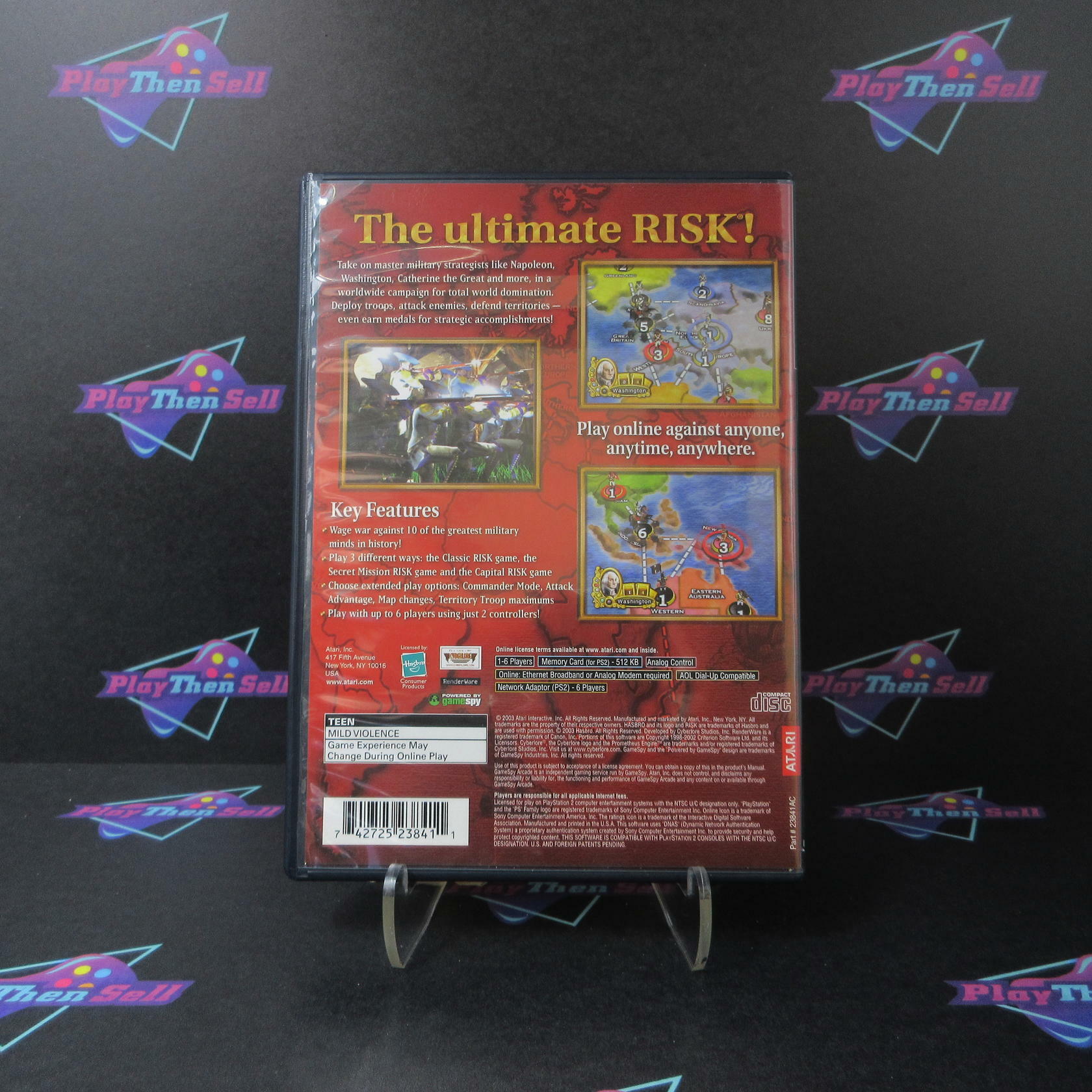 Risk PS2 PlayStation 2 - Like New