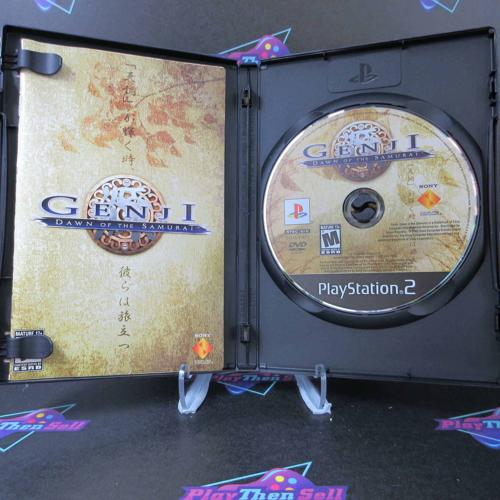 Genji Dawn of the Samurai PS2 PlayStation 2 + Reg Card - Like New