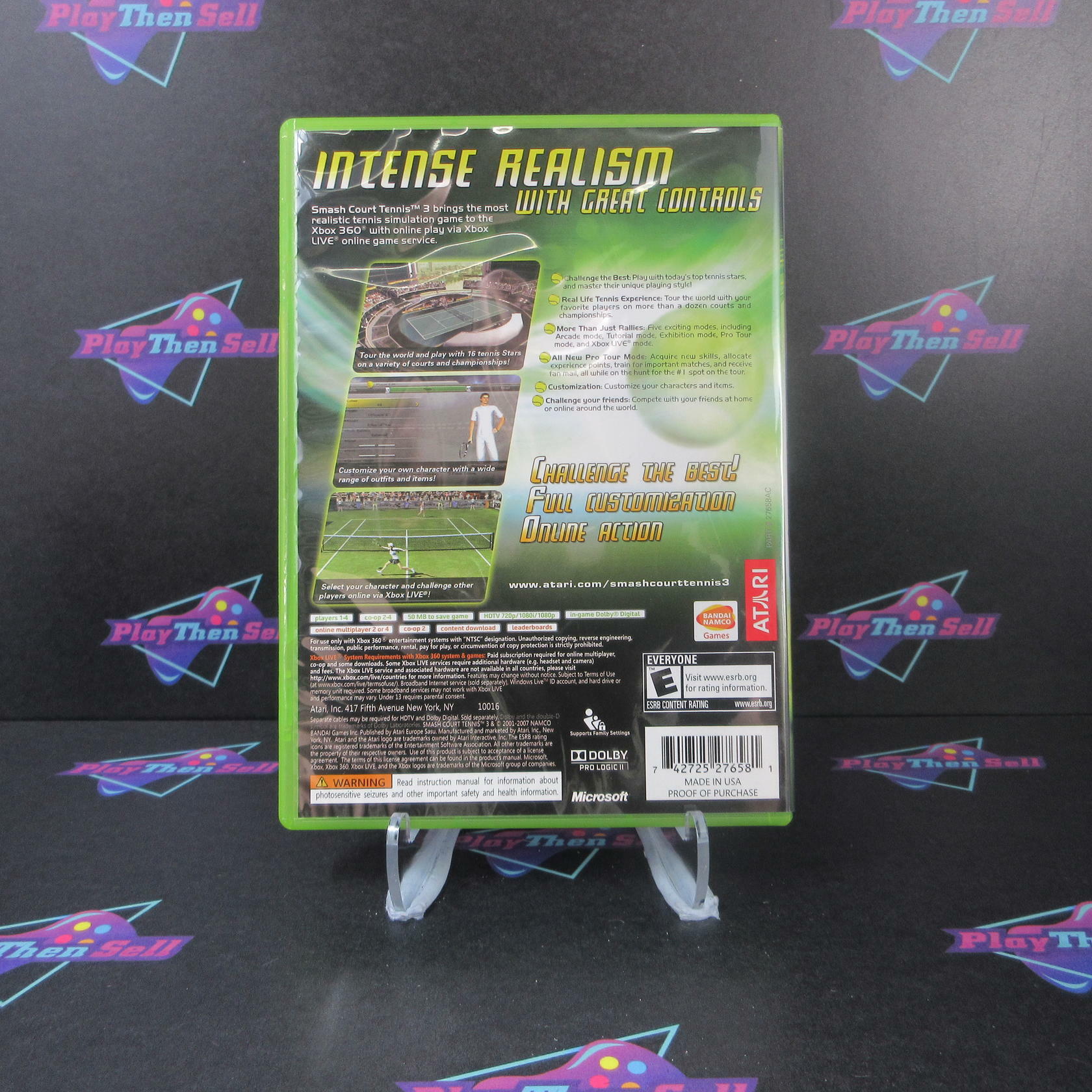 Smash Court Tennis 3 Xbox 360 - Like New