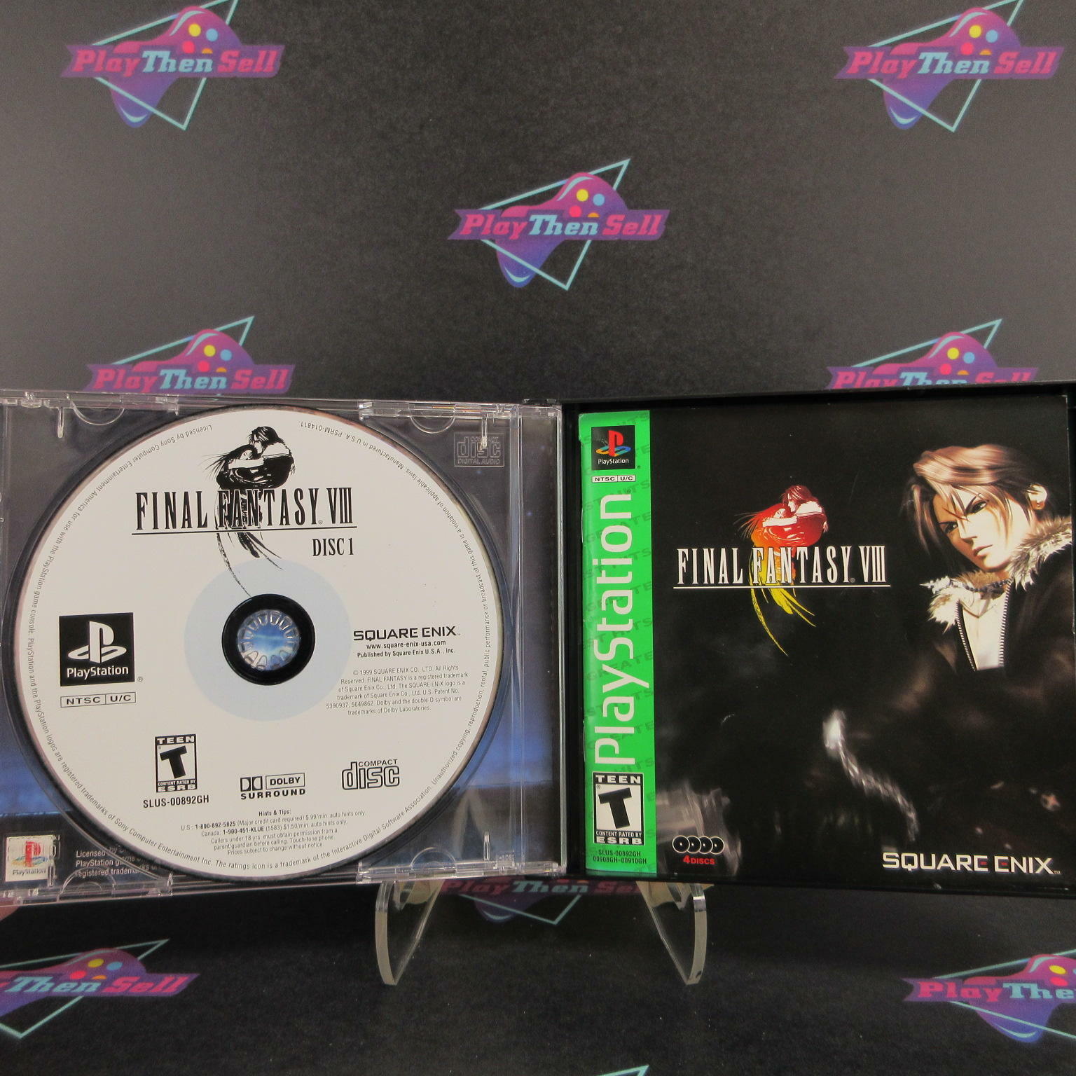 Final Fantasy VIII PS1 PlayStation 1 GH MD - Very Good