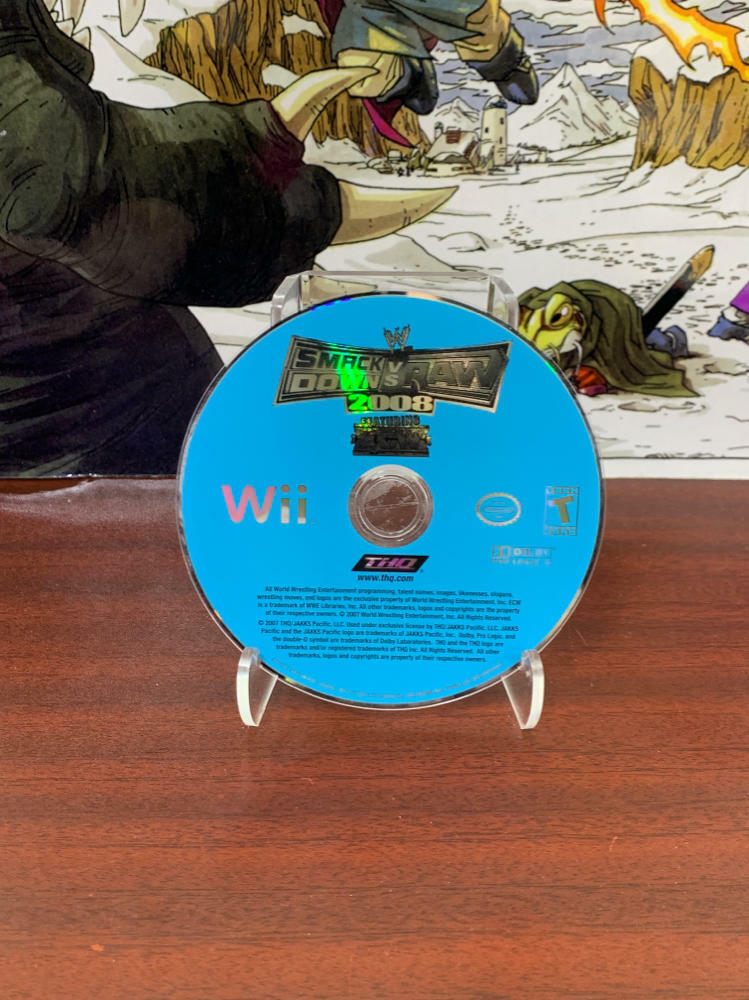WWE SmackDown vs Raw 2008 Nintendo Wii - Acceptable