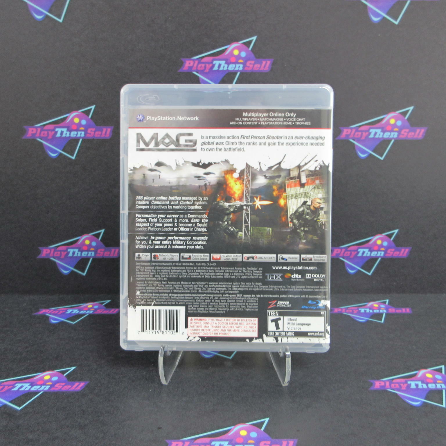 MAG PS3 PlayStation 3 - Like New