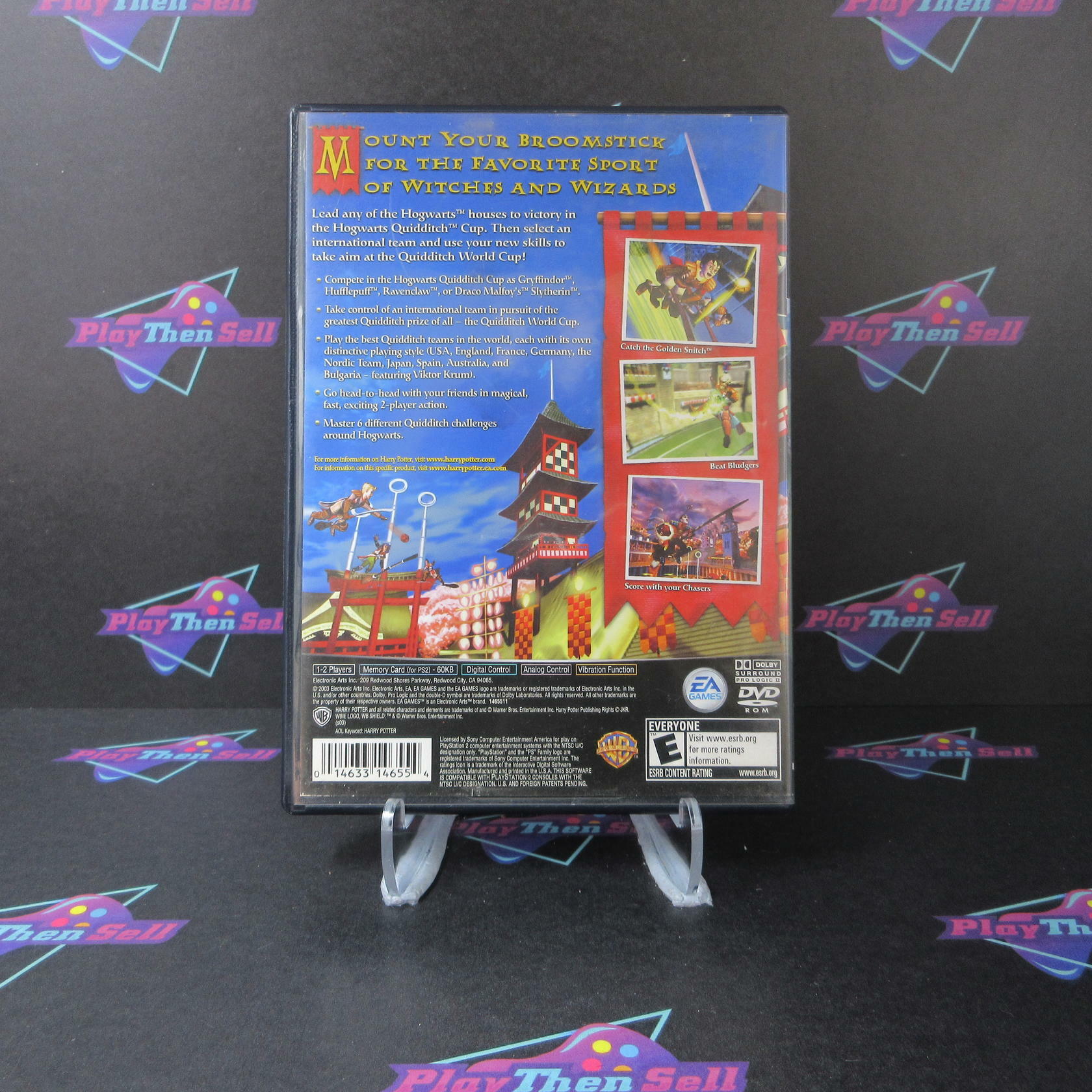 Harry Potter Quidditch World Cup PS2 PlayStation 2 AD Complete - Very Good