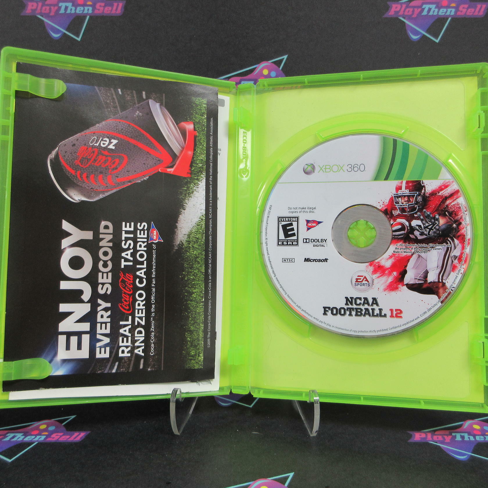 NCAA Football 12 Xbox 360 AD/DD Complete CIB - Very Good