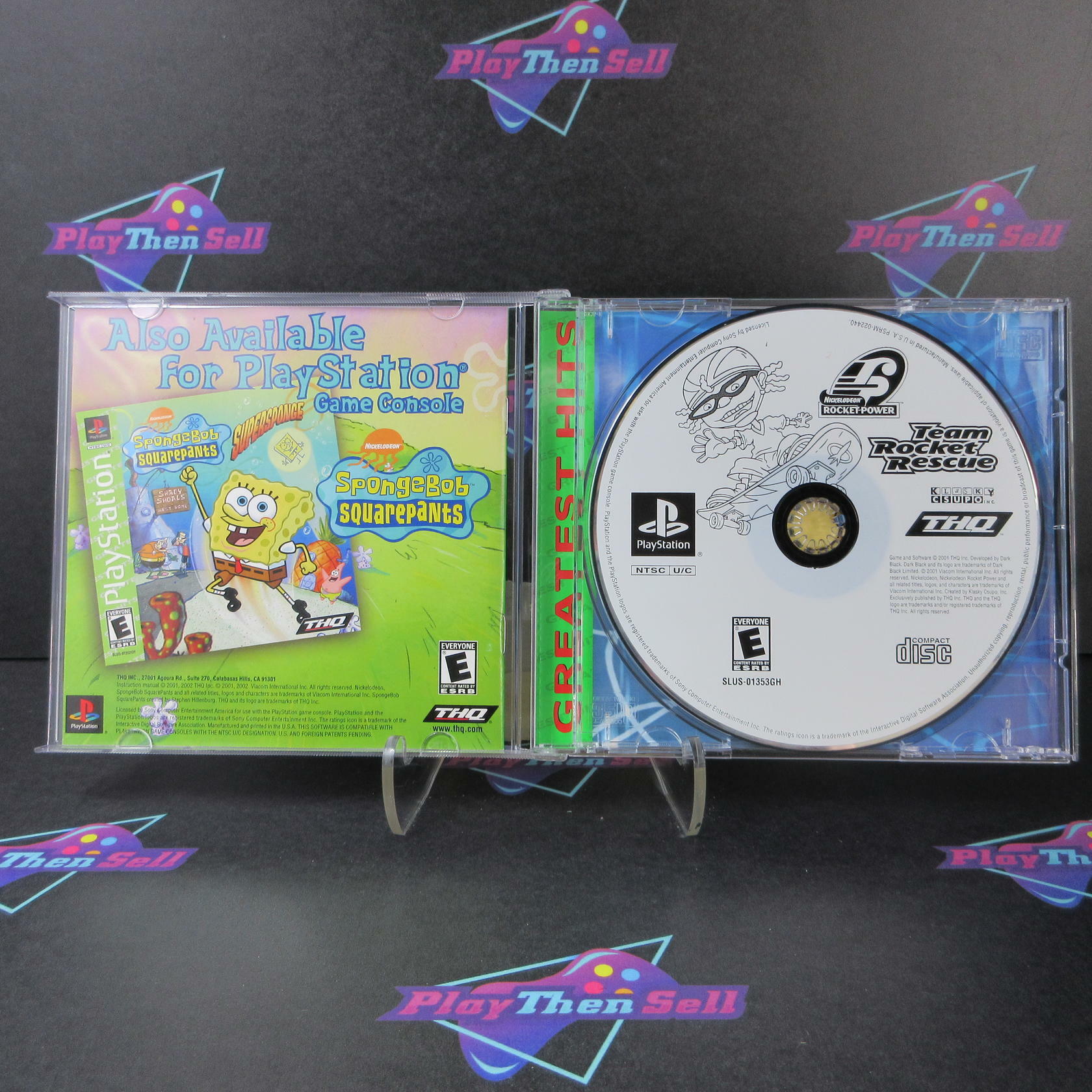 Rocket Power Team Pocket Rescue PS1 PlayStation 1 Greatest Hits - Like New