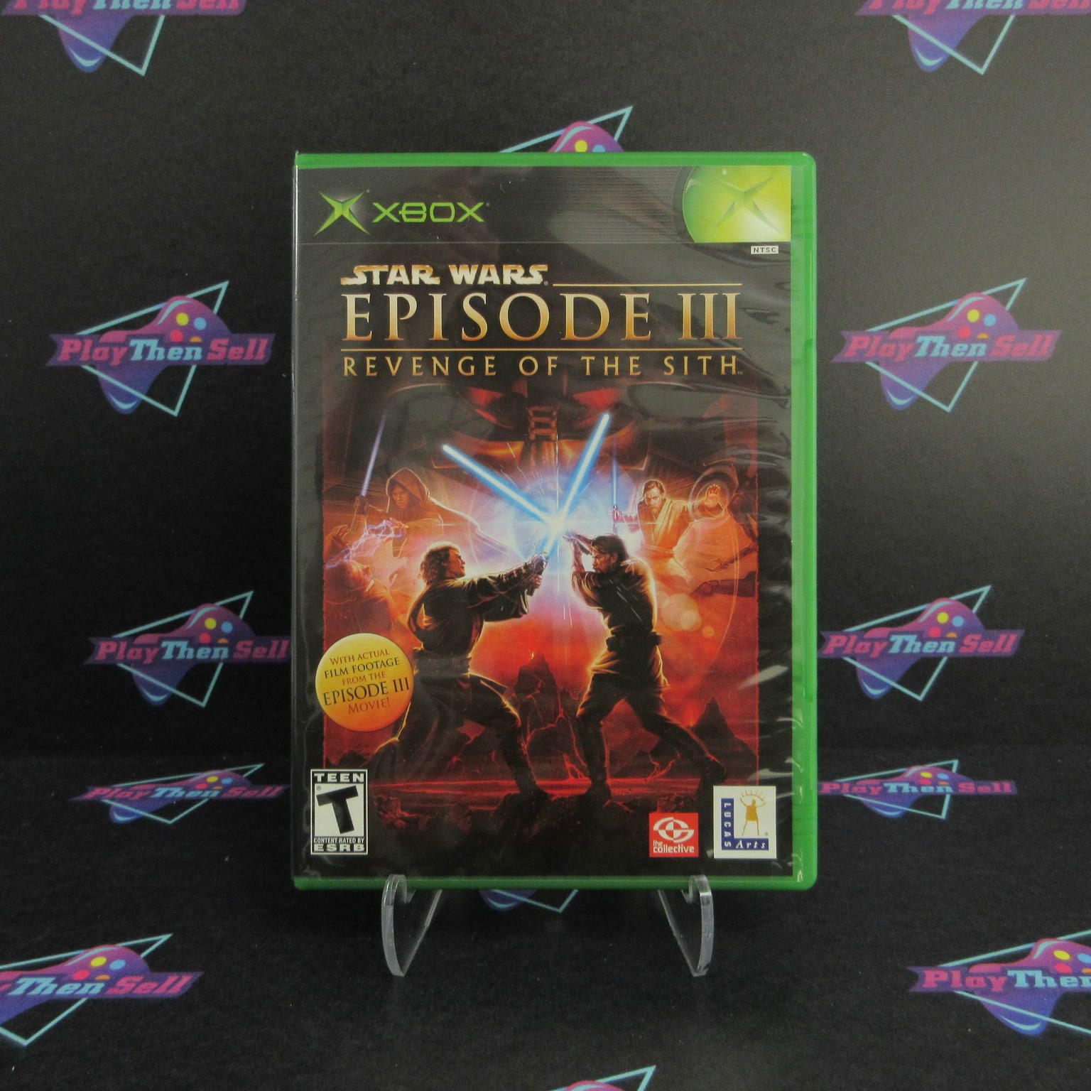 Star Wars Episode III Revenge of the Sith Xbox + Reg Card - Like New